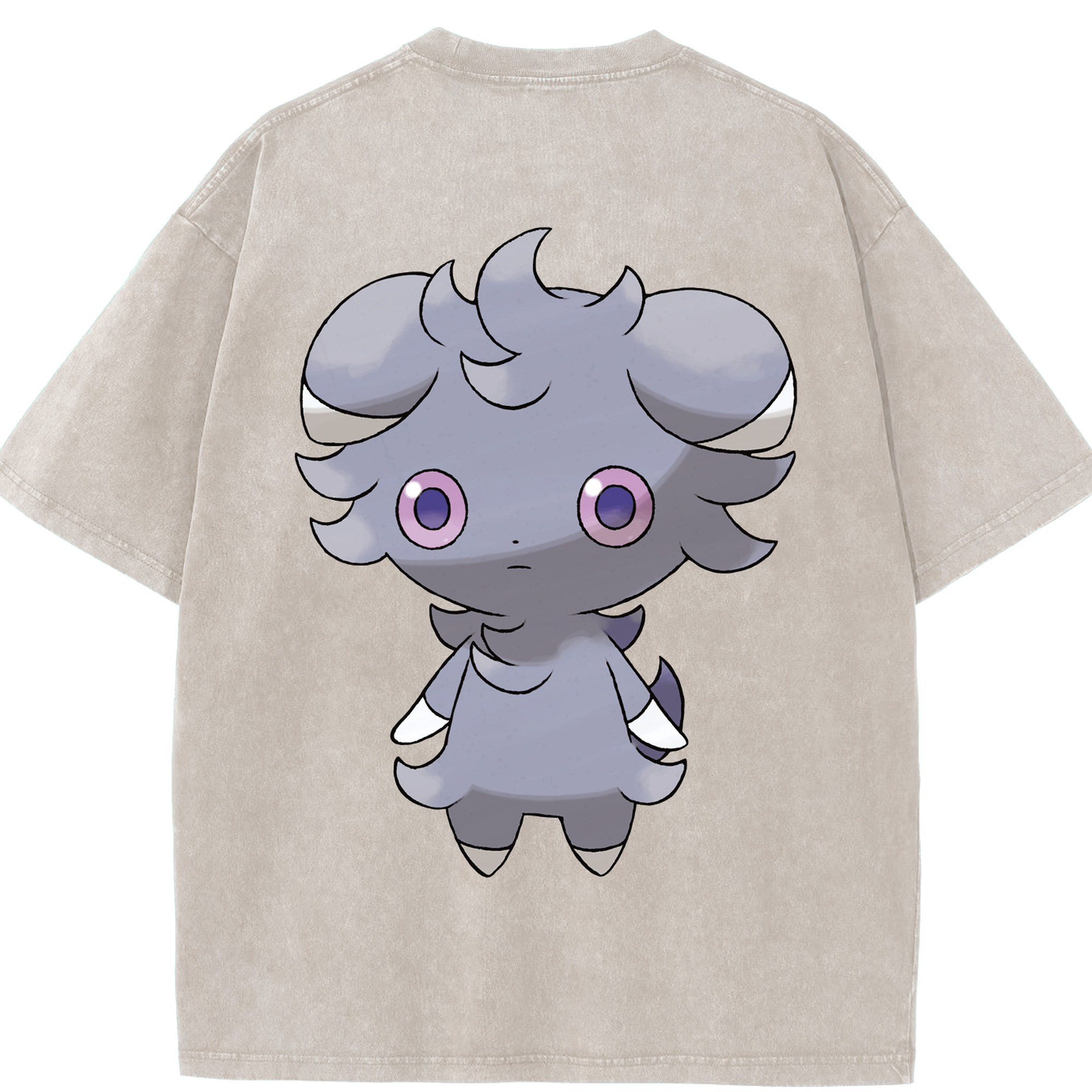 （画像用） ポケットモンスター Pokémon 綿100% ヴィンテージ風 半袖Tシャツ（背面プリント）