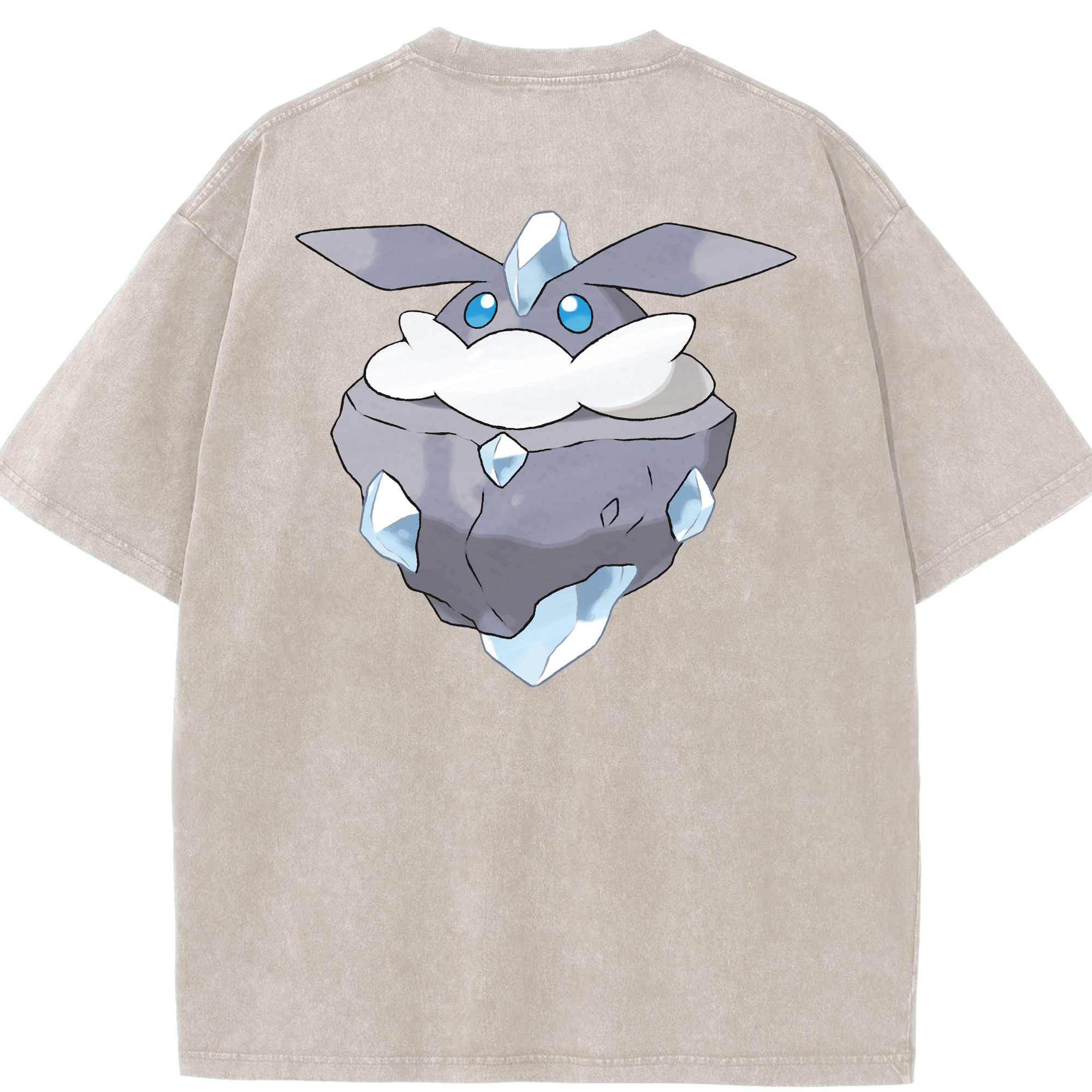 （画像用） ポケットモンスター Pokémon 綿100% ヴィンテージ風 半袖Tシャツ（背面プリント）