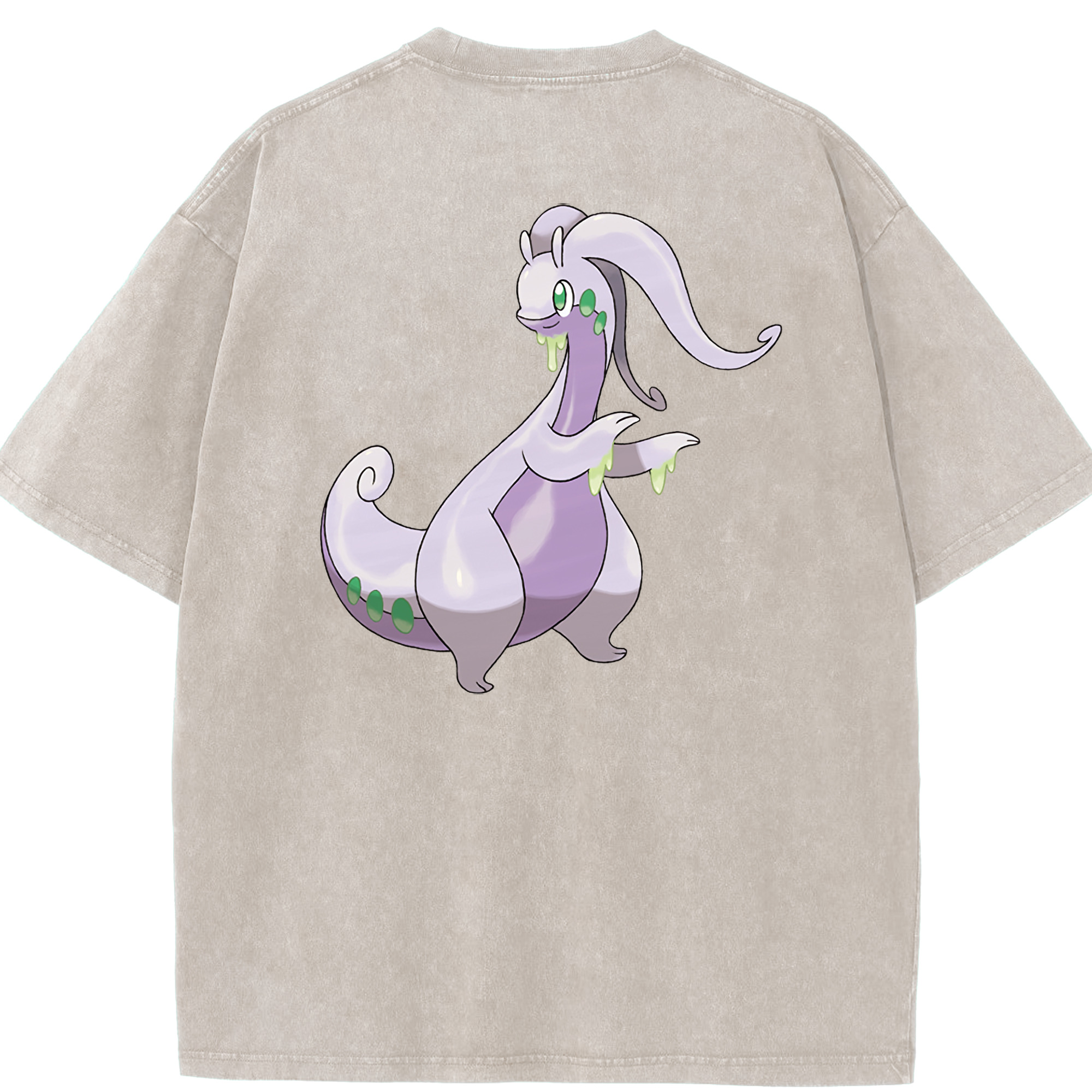 （画像用） ポケットモンスター Pokémon 綿100% ヴィンテージ風 半袖Tシャツ（背面プリント）