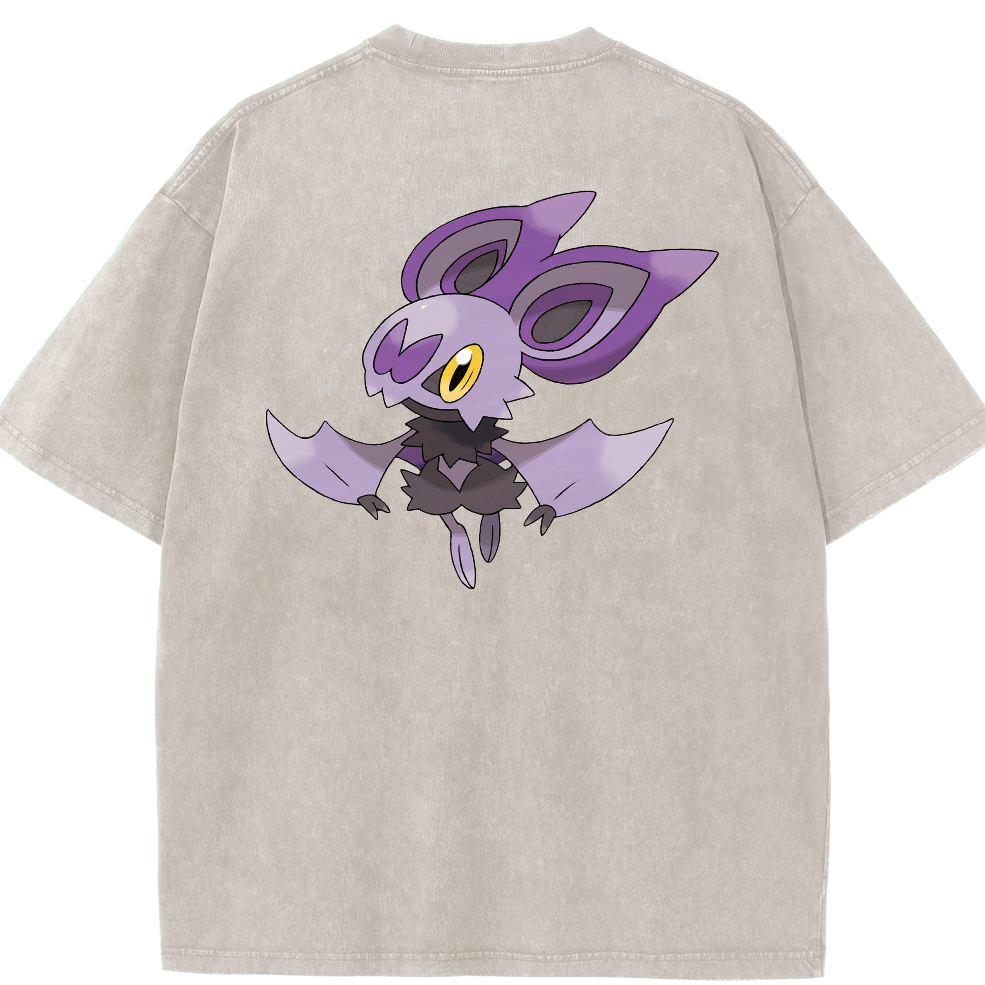 （画像用） ポケットモンスター Pokémon 綿100% ヴィンテージ風 半袖Tシャツ（背面プリント）