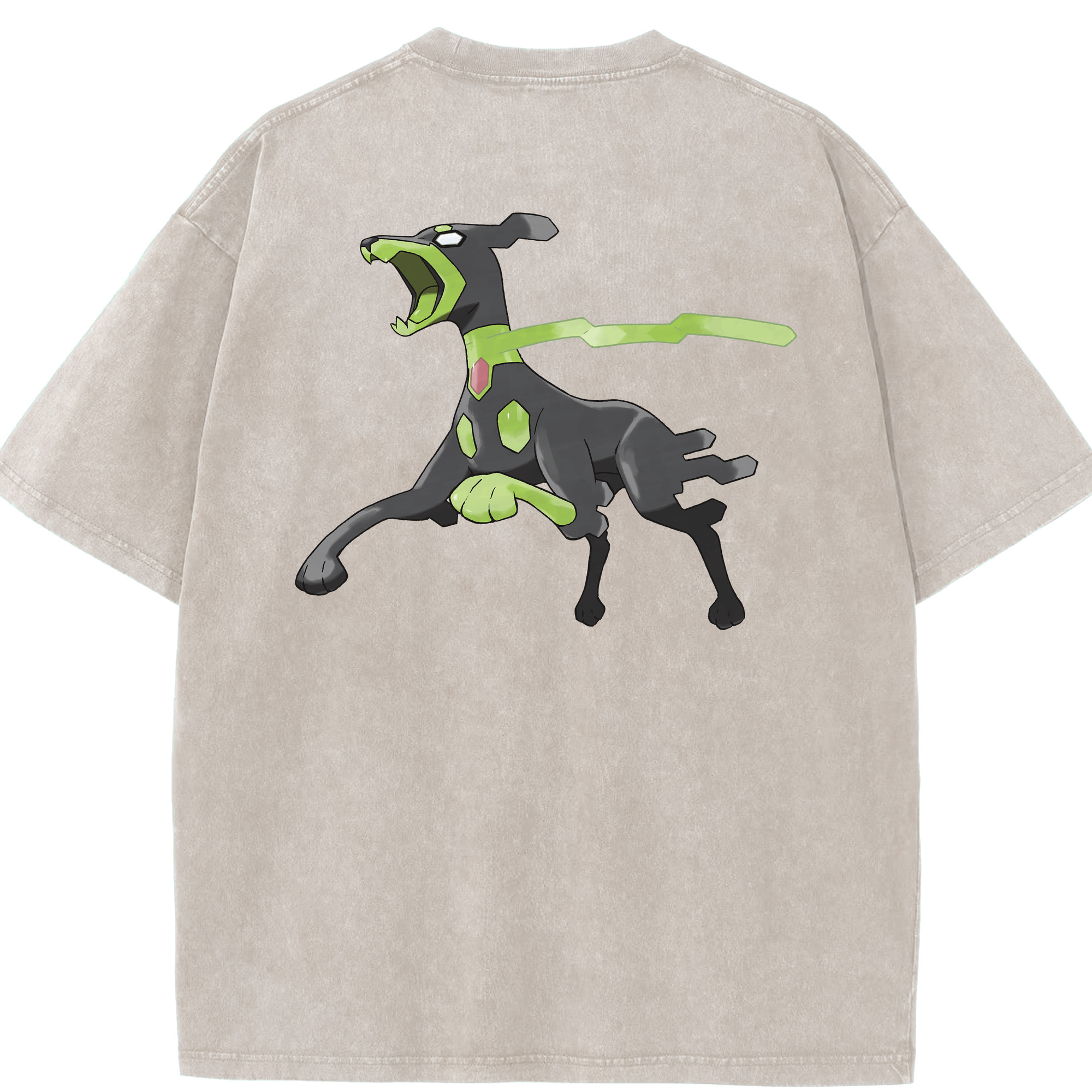 （画像用） ポケットモンスター Pokémon 綿100% ヴィンテージ風 半袖Tシャツ（背面プリント）
