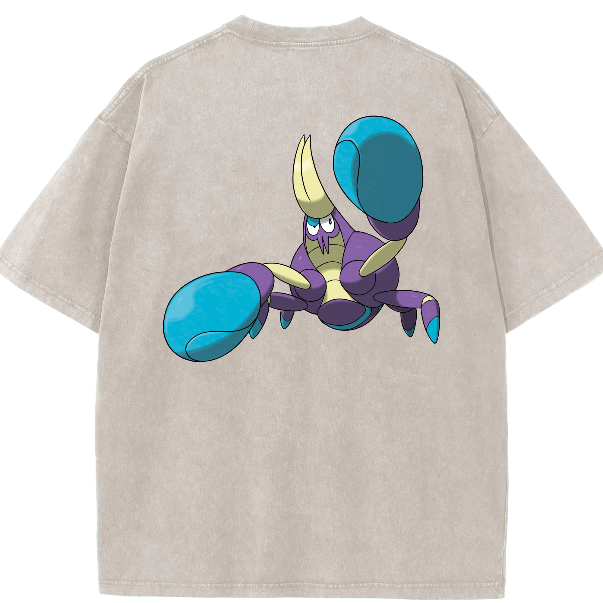 （画像用） ポケットモンスター Pokémon 綿100% ヴィンテージ風 半袖Tシャツ（背面プリント）