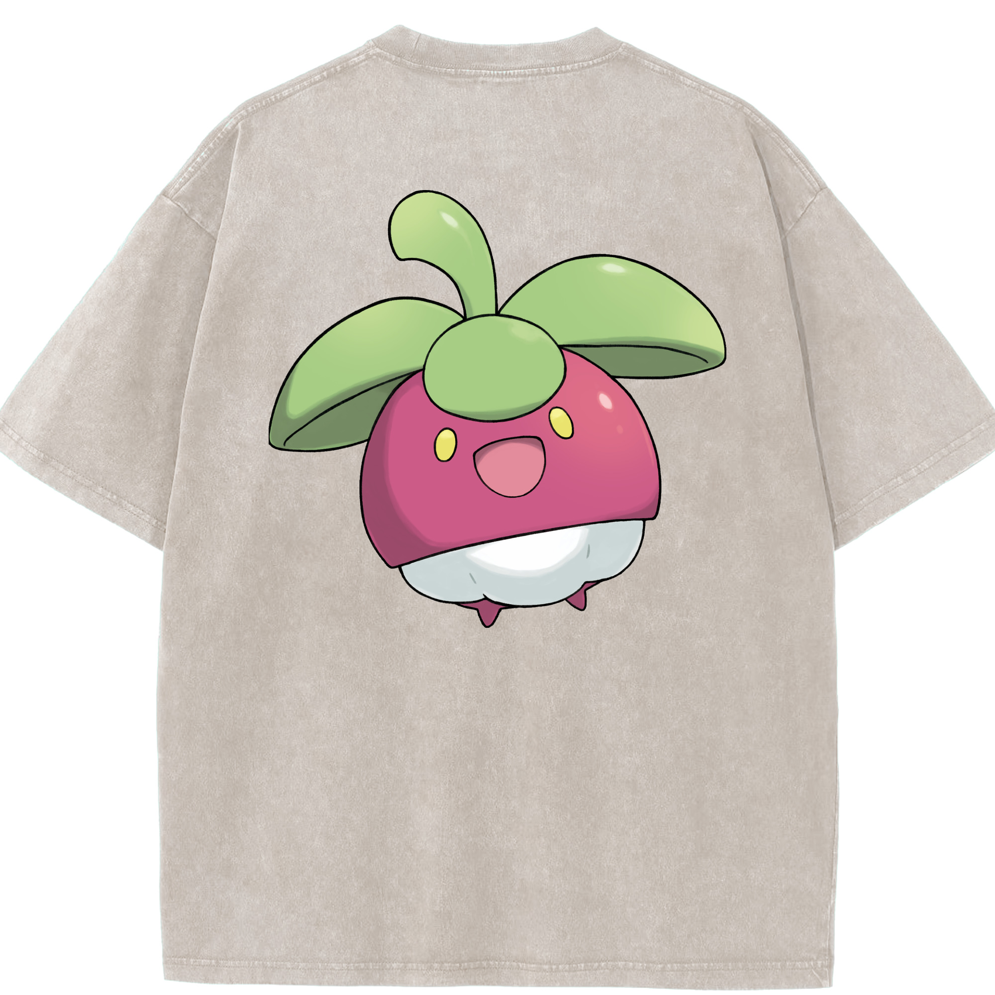 （画像用） ポケットモンスター Pokémon 綿100% ヴィンテージ風 半袖Tシャツ（背面プリント）