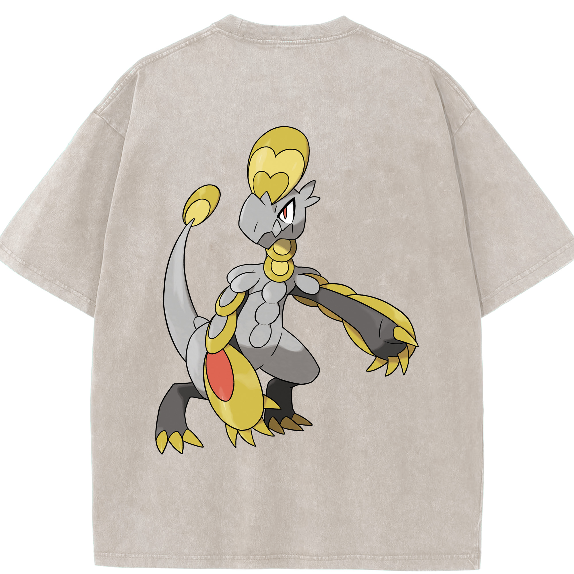 （画像用） ポケットモンスター Pokémon 綿100% ヴィンテージ風 半袖Tシャツ（背面プリント）