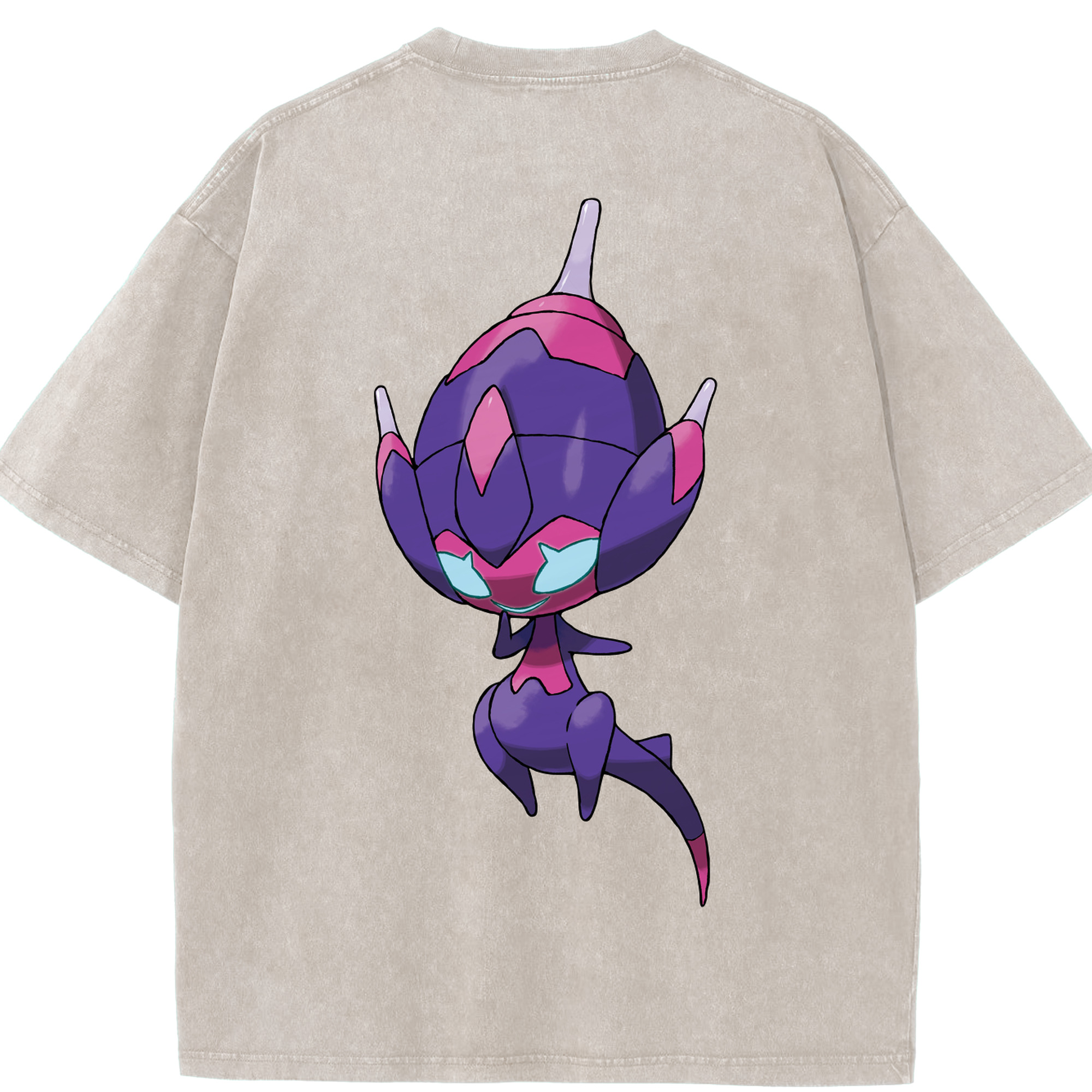 （画像用） ポケットモンスター Pokémon 綿100% ヴィンテージ風 半袖Tシャツ（背面プリント）