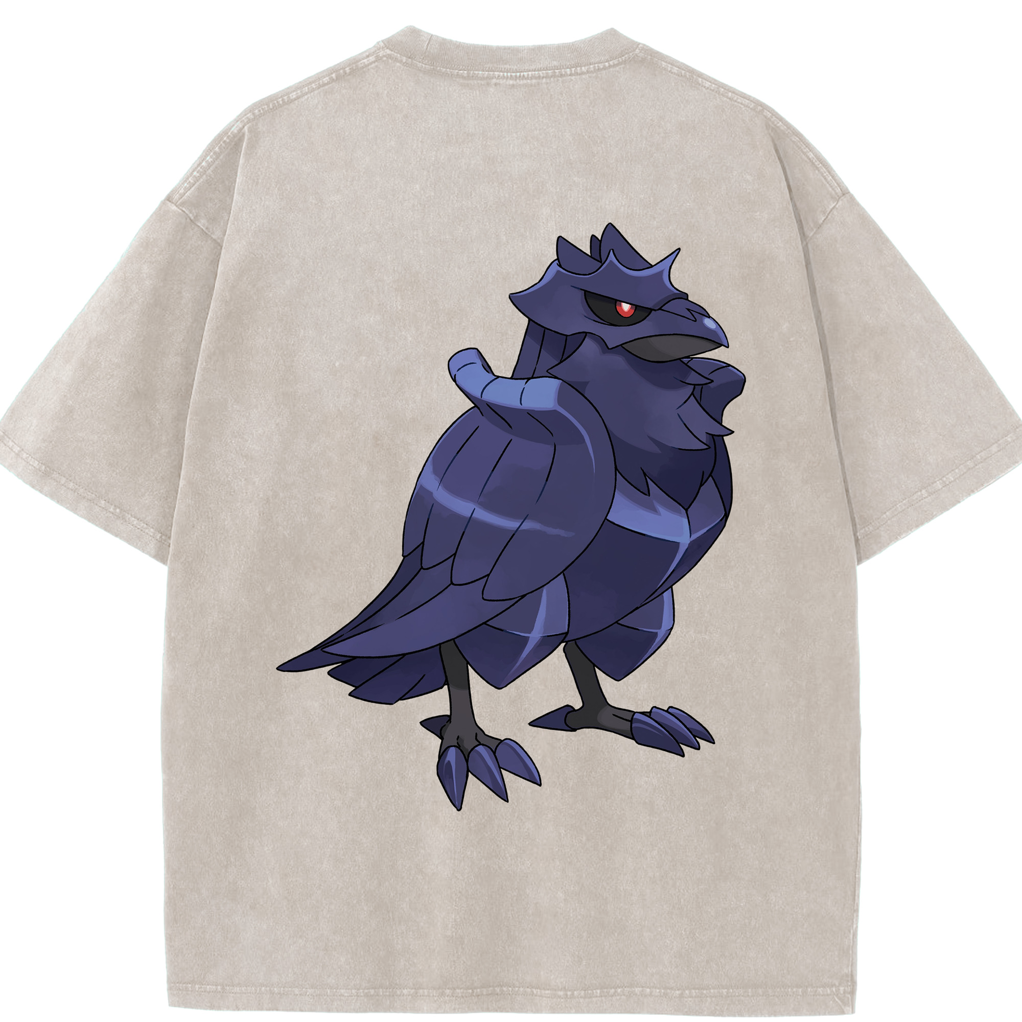 （画像用） ポケットモンスター Pokémon 綿100% ヴィンテージ風 半袖Tシャツ（背面プリント）