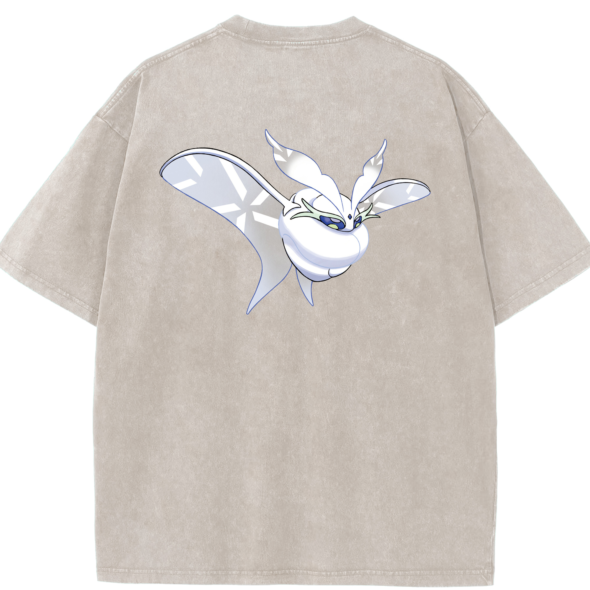 （画像用） ポケットモンスター Pokémon 綿100% ヴィンテージ風 半袖Tシャツ（背面プリント）