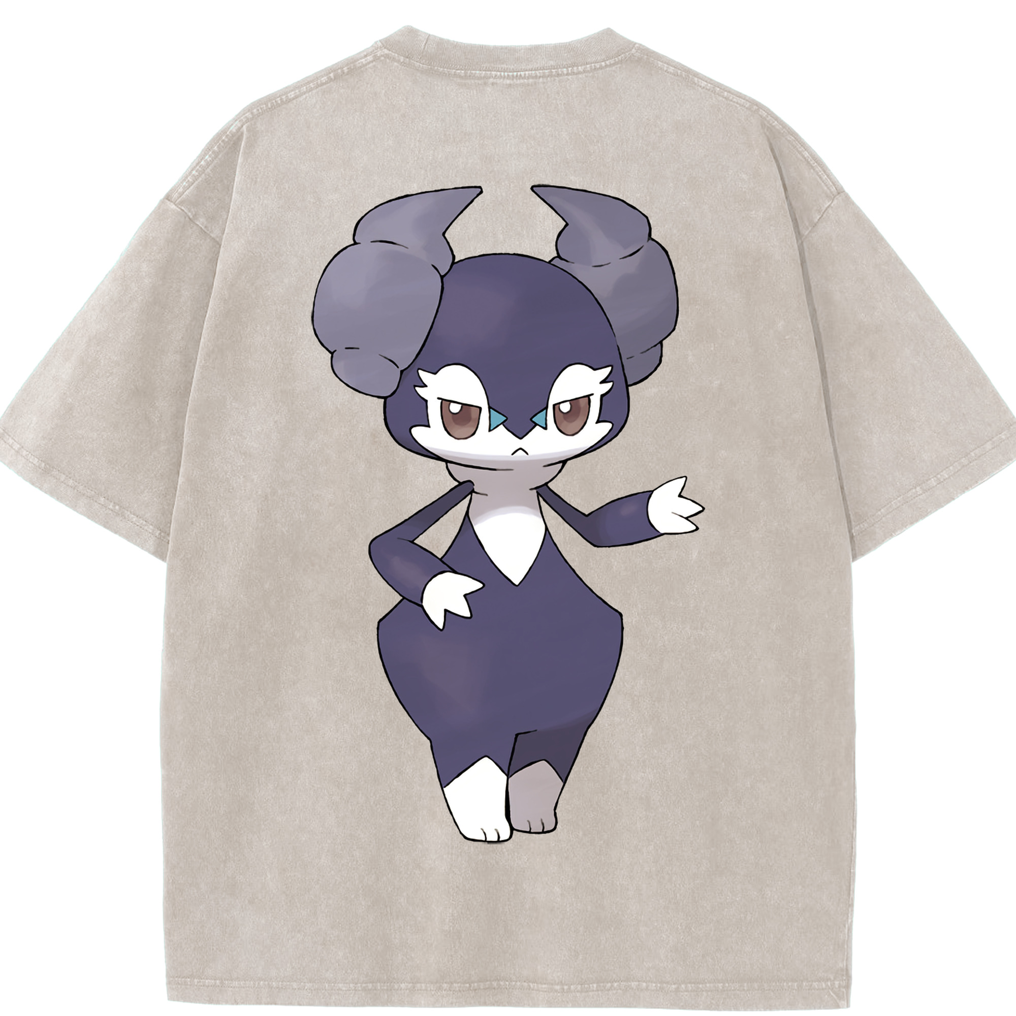 （画像用） ポケットモンスター Pokémon 綿100% ヴィンテージ風 半袖Tシャツ（背面プリント）