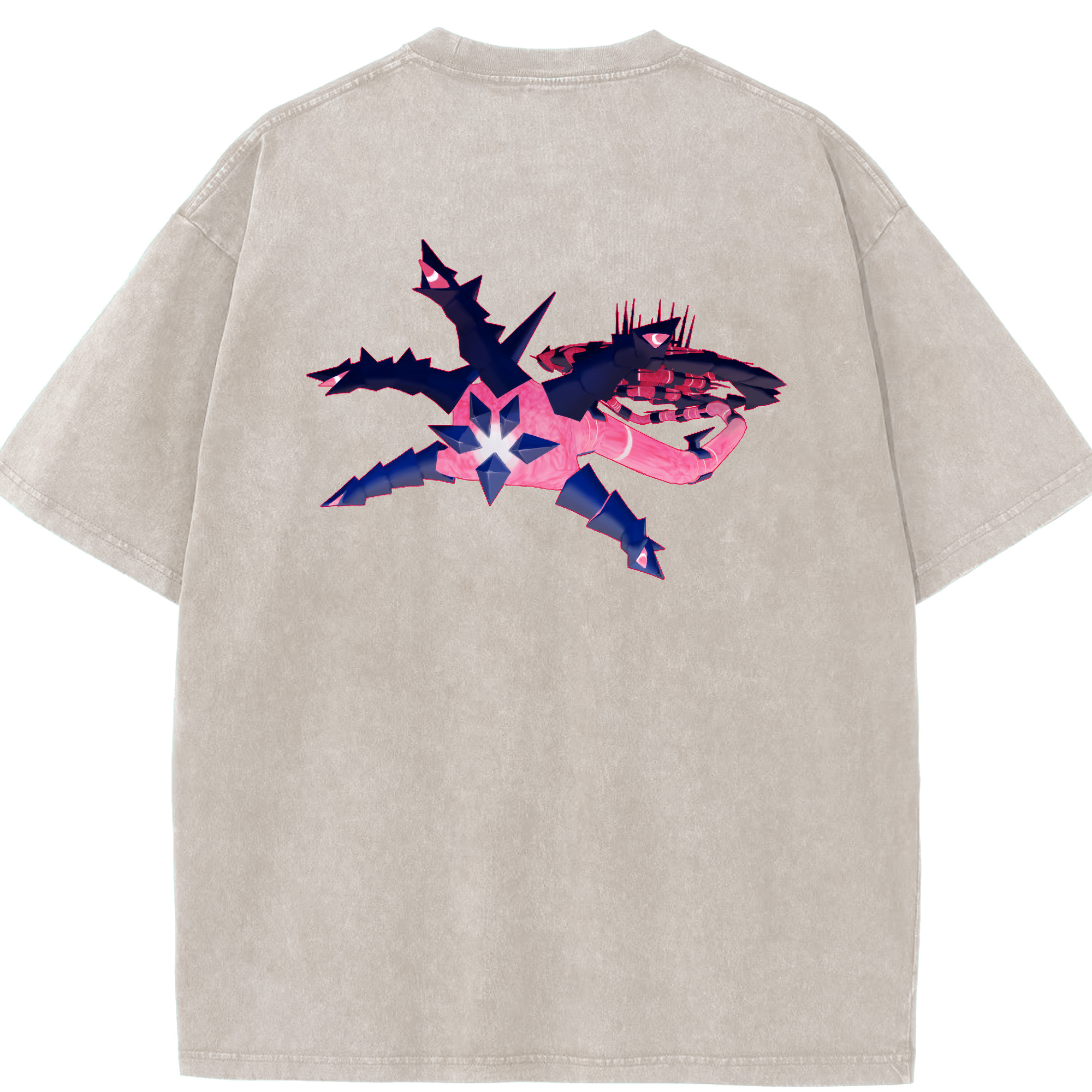 （画像用） ポケットモンスター Pokémon 綿100% ヴィンテージ風 半袖Tシャツ（背面プリント）