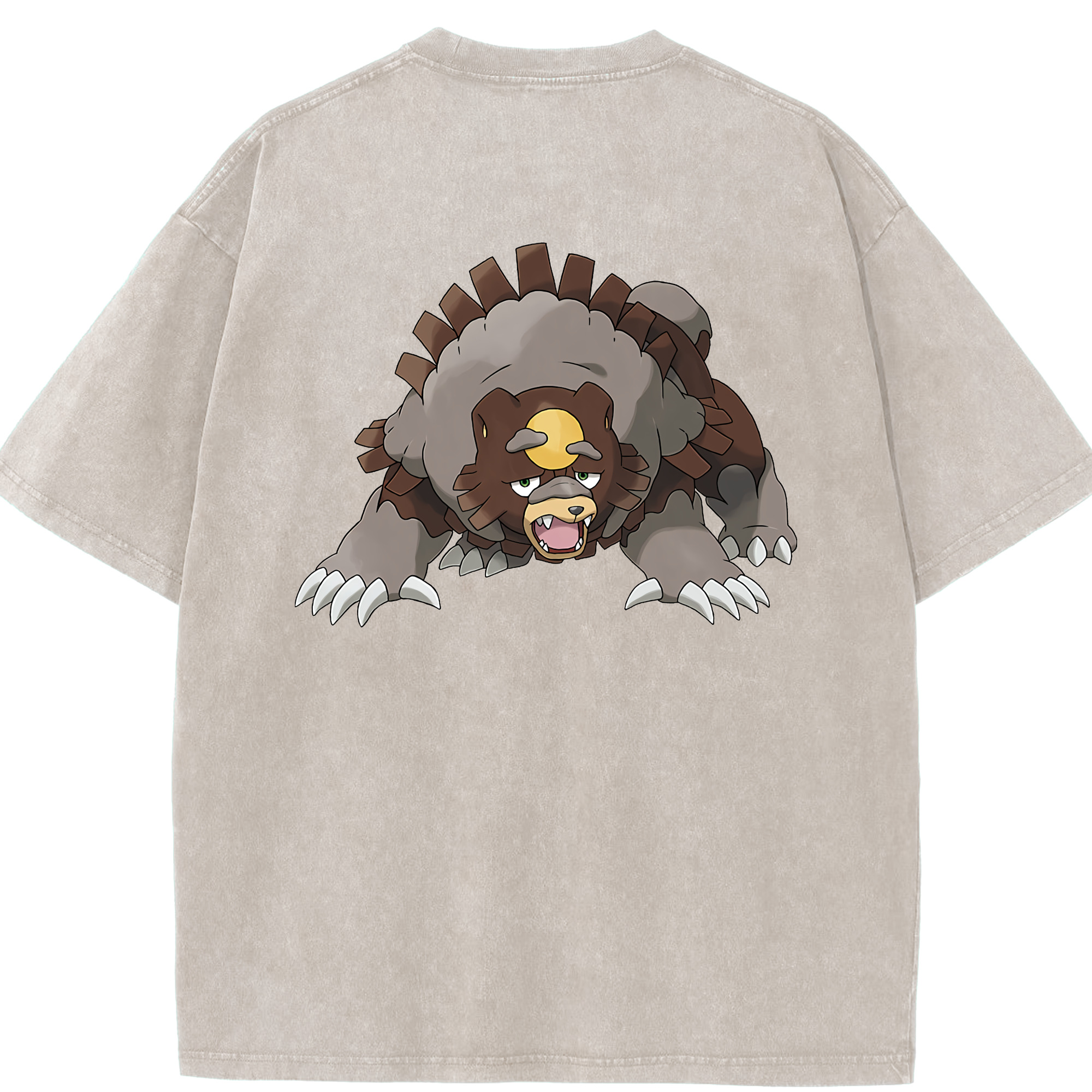 （画像用） ポケットモンスター Pokémon 綿100% ヴィンテージ風 半袖Tシャツ（背面プリント）