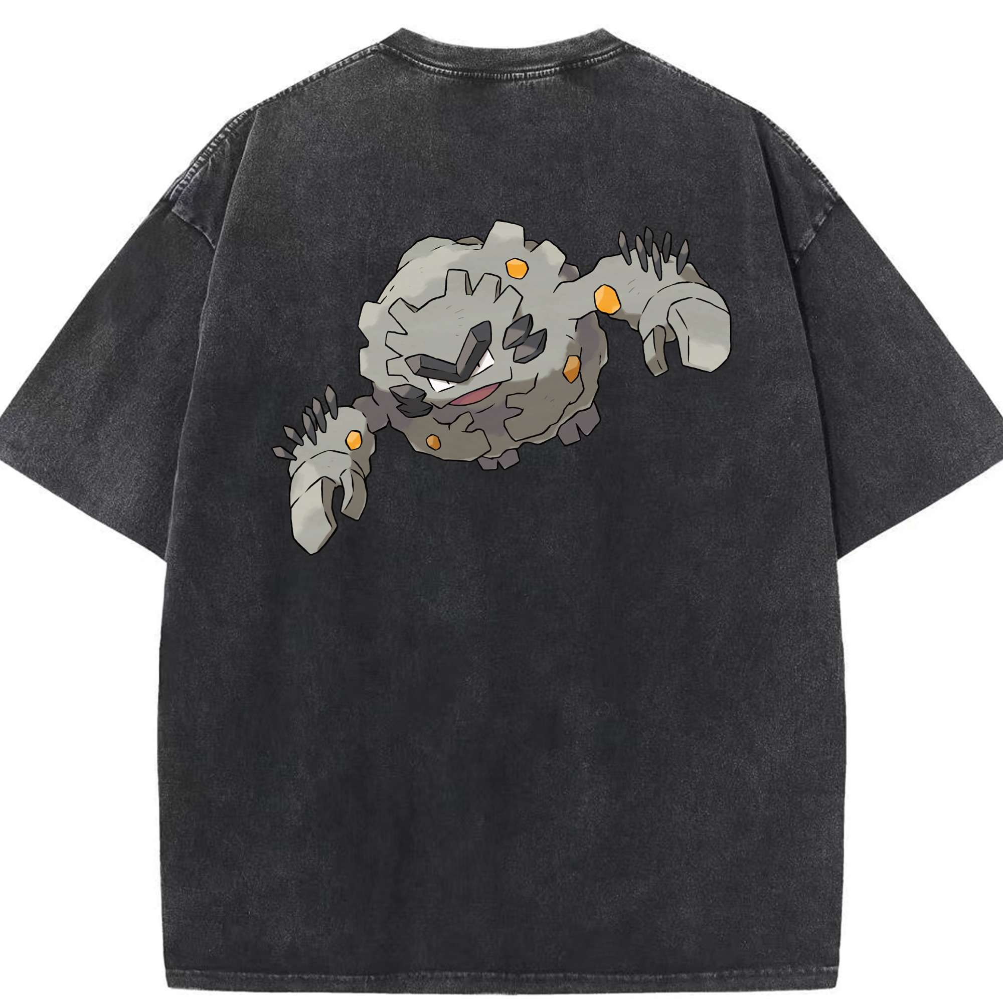（画像用） ポケットモンスター Pokémon 綿100% ヴィンテージ風 半袖Tシャツ（背面プリント）