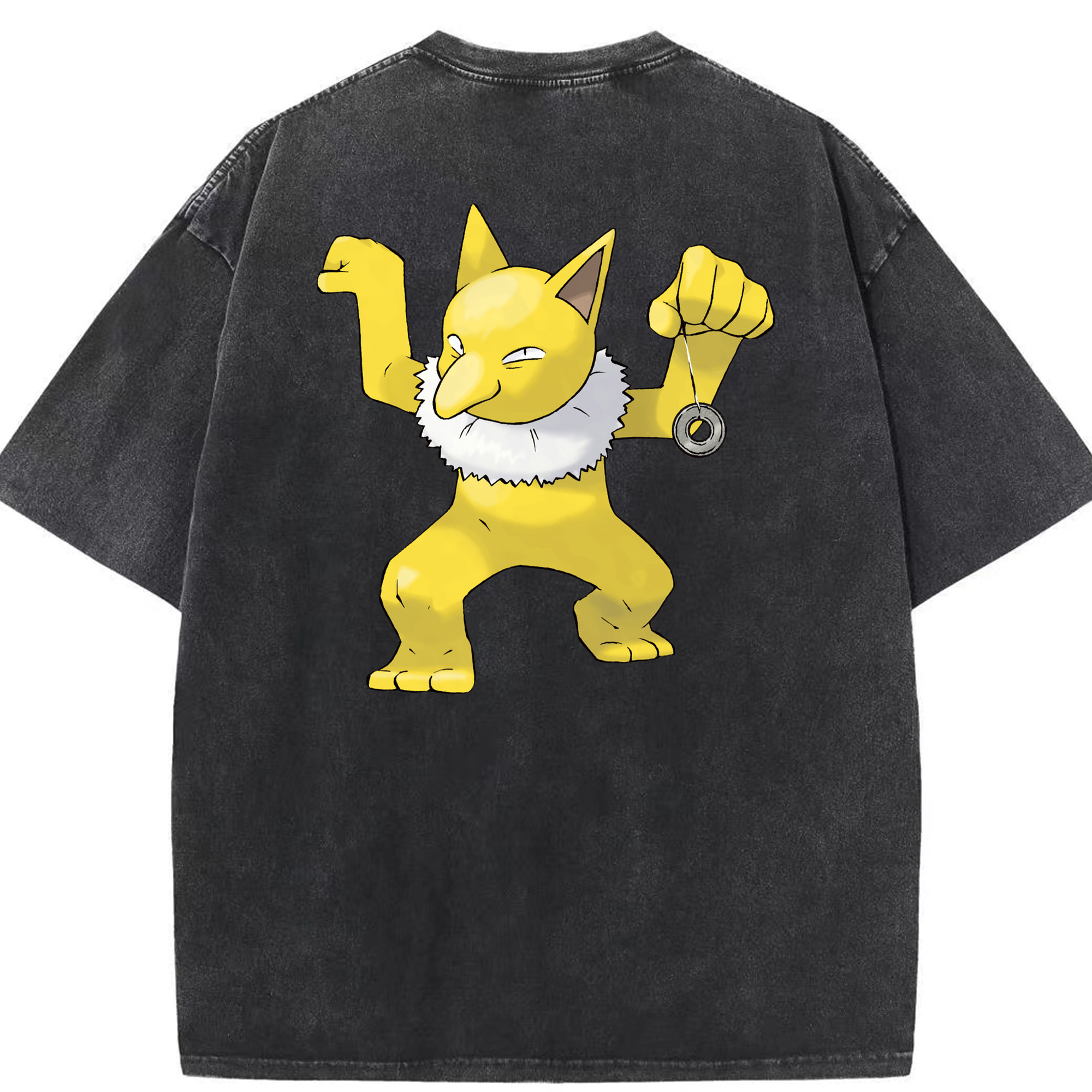 （画像用） ポケットモンスター Pokémon 綿100% ヴィンテージ風 半袖Tシャツ（背面プリント）