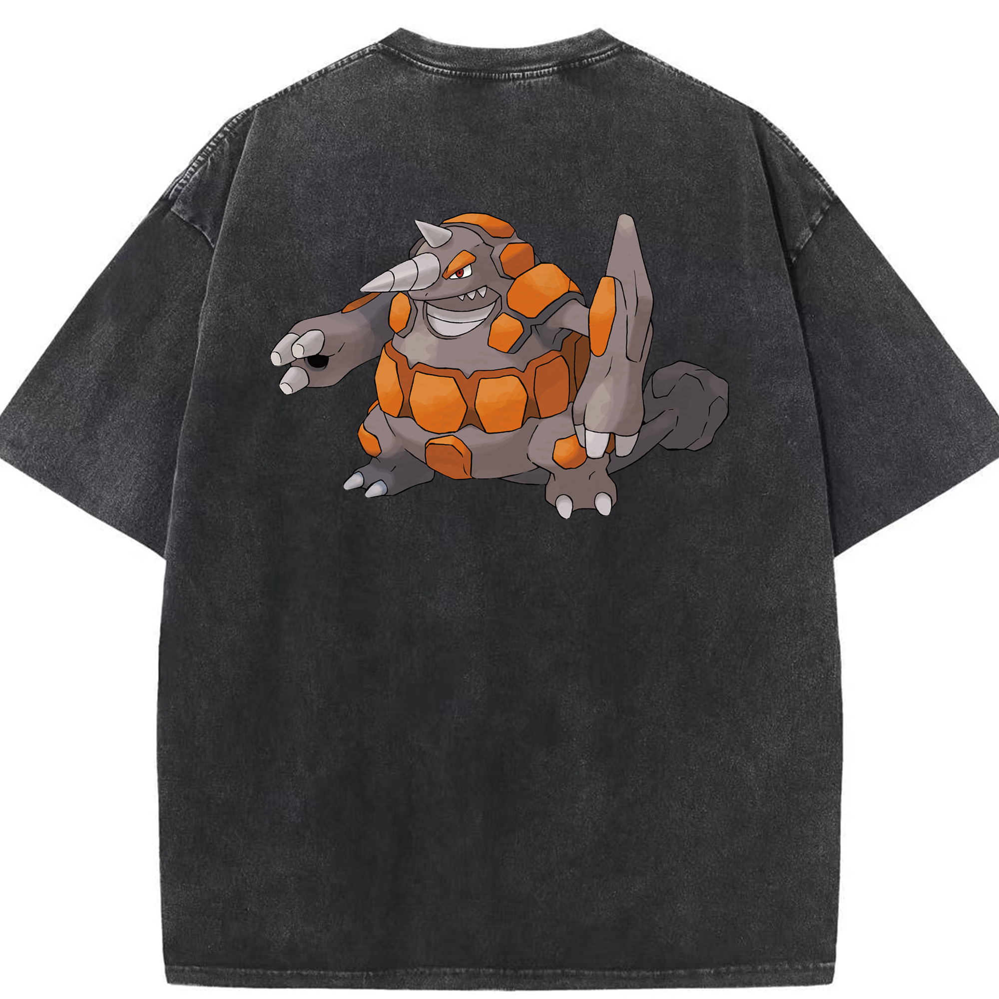 （画像用） ポケットモンスター Pokémon 綿100% ヴィンテージ風 半袖Tシャツ（背面プリント）