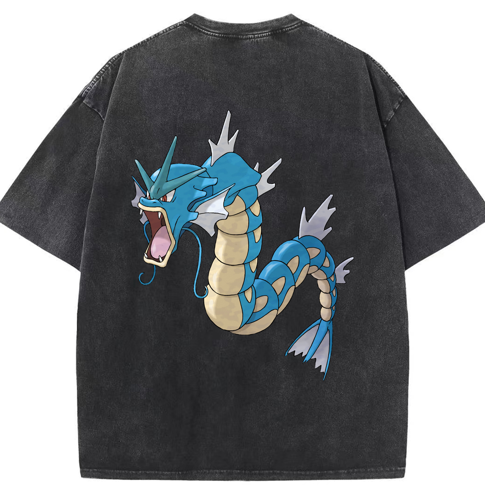 （画像用） ポケットモンスター Pokémon 綿100% ヴィンテージ風 半袖Tシャツ（背面プリント）