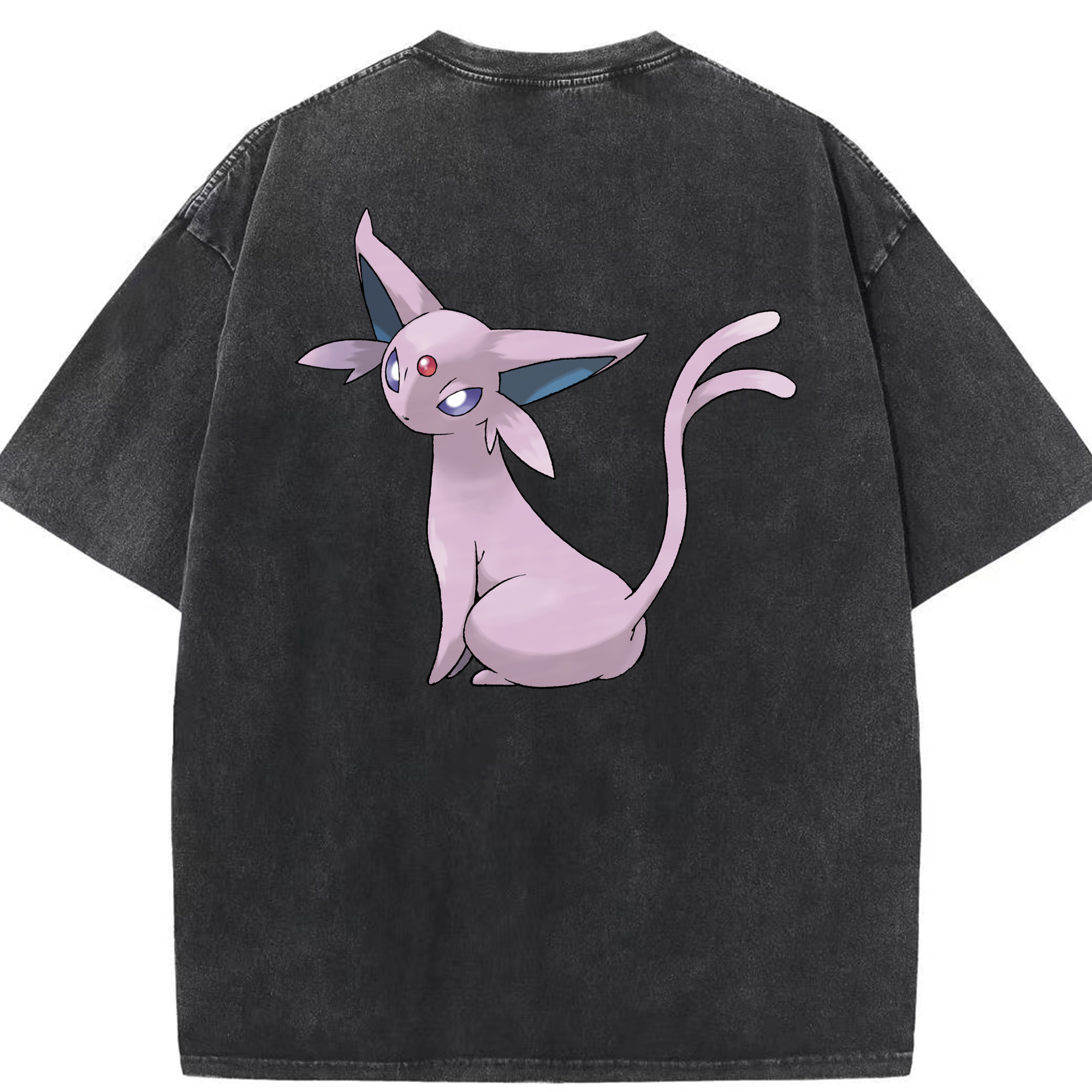 （画像用） ポケットモンスター Pokémon 綿100% ヴィンテージ風 半袖Tシャツ（背面プリント）