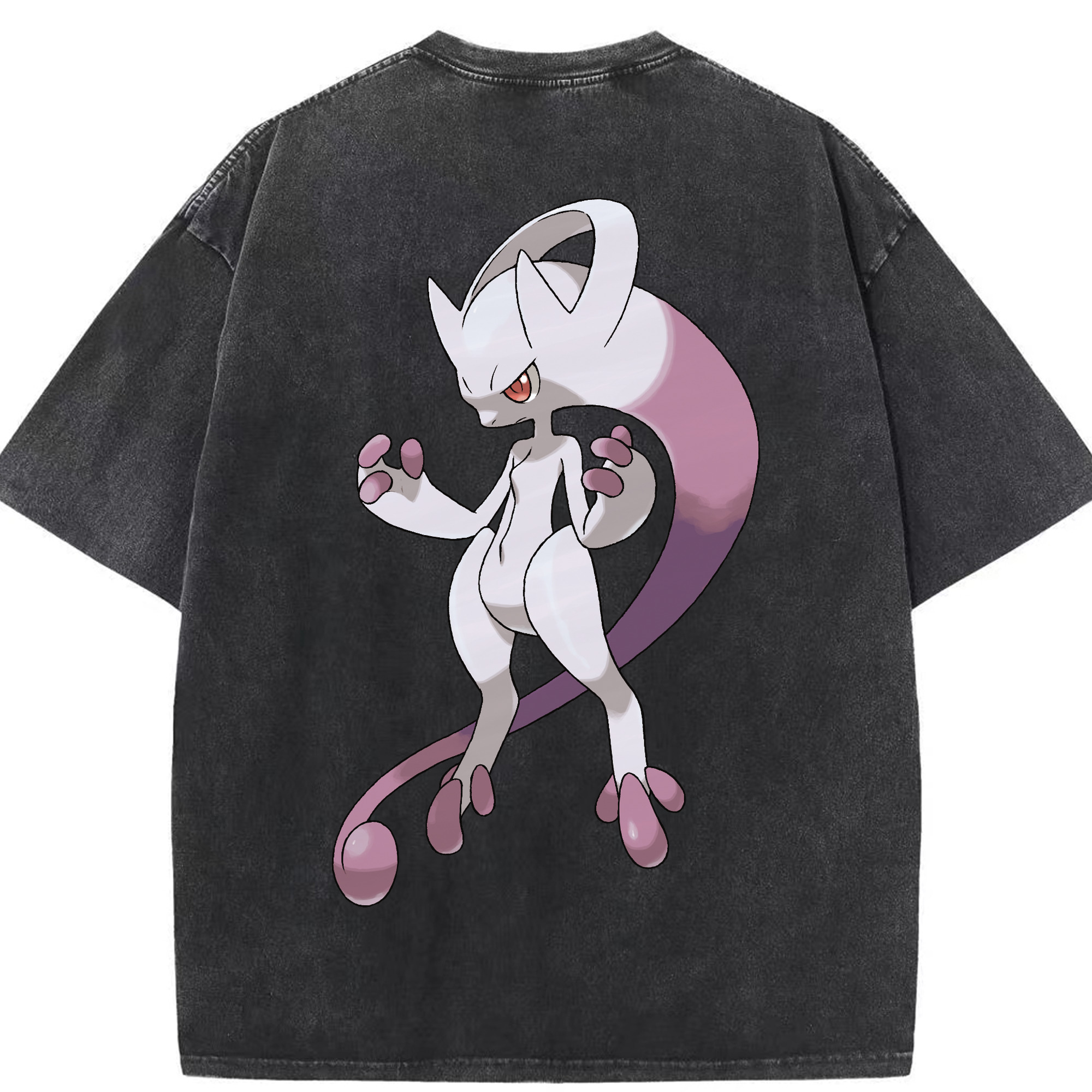 （画像用） ポケットモンスター Pokémon 綿100% ヴィンテージ風 半袖Tシャツ（背面プリント）