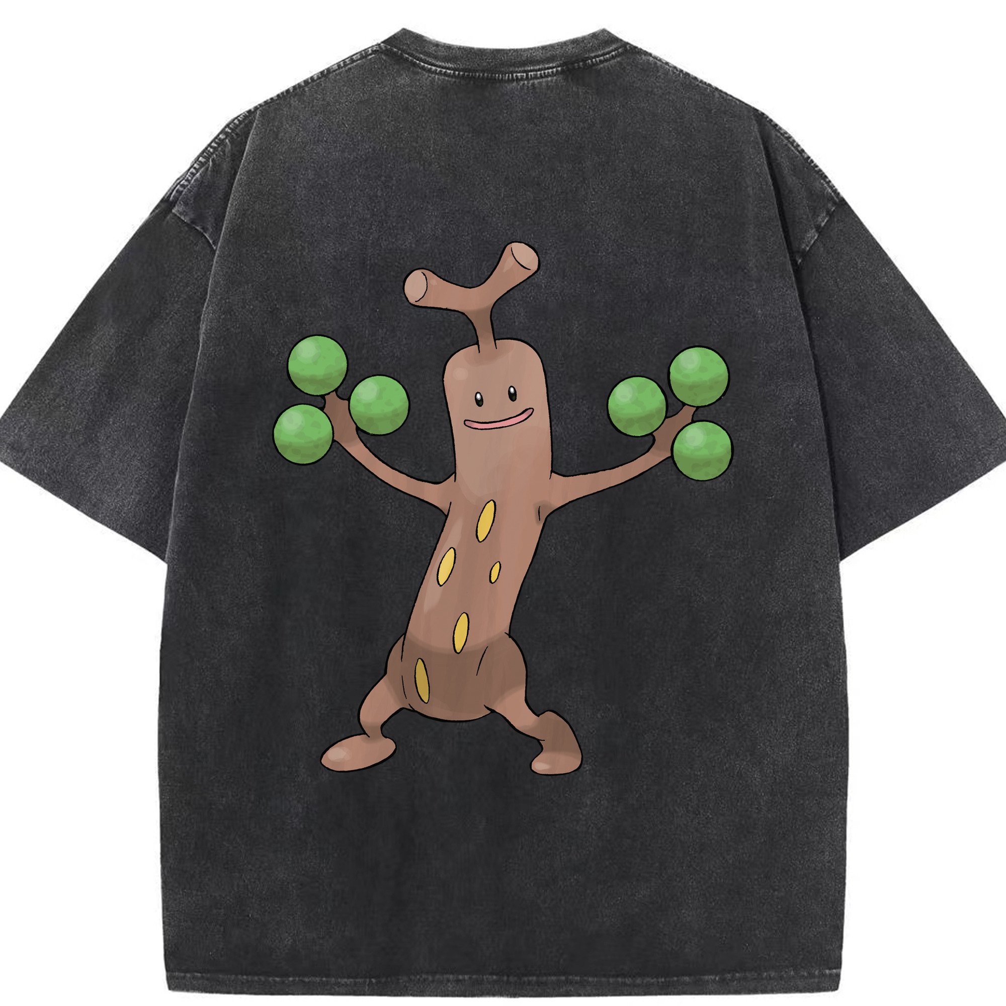 （画像用） ポケットモンスター Pokémon 綿100% ヴィンテージ風 半袖Tシャツ（背面プリント）
