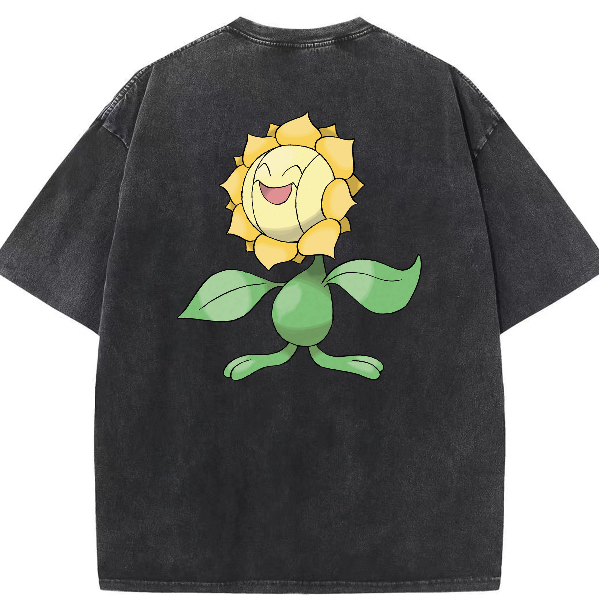 （画像用） ポケットモンスター Pokémon 綿100% ヴィンテージ風 半袖Tシャツ（背面プリント）