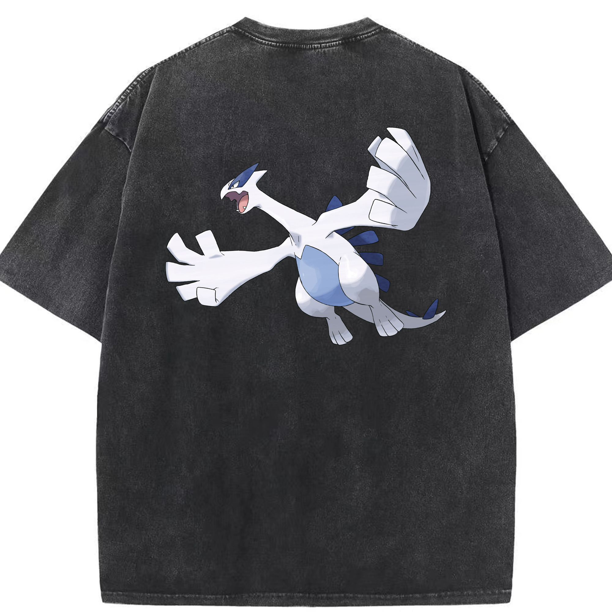 （画像用） ポケットモンスター Pokémon 綿100% ヴィンテージ風 半袖Tシャツ（背面プリント）