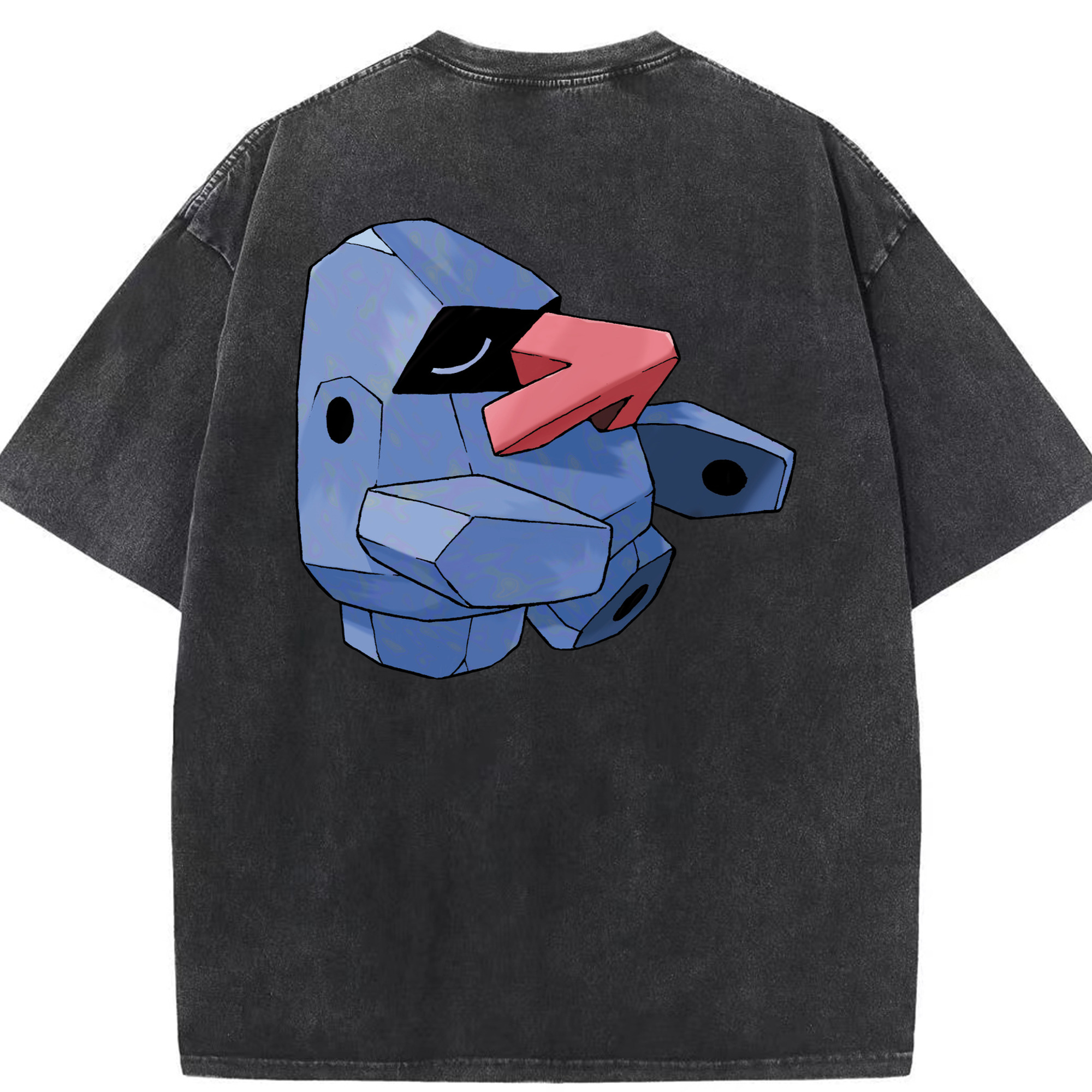 （画像用） ポケットモンスター Pokémon 綿100% ヴィンテージ風 半袖Tシャツ（背面プリント）