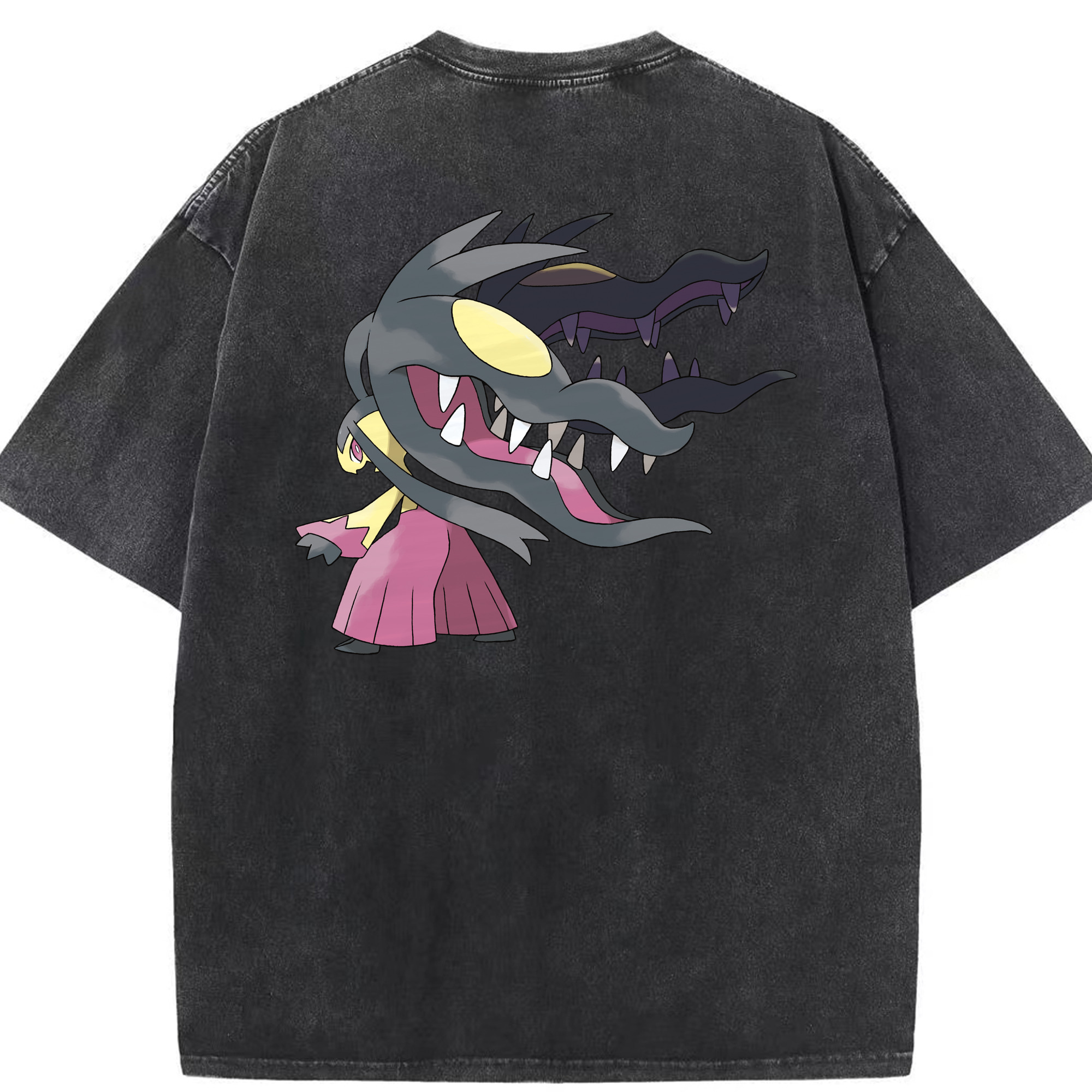 （画像用） ポケットモンスター Pokémon 綿100% ヴィンテージ風 半袖Tシャツ（背面プリント）