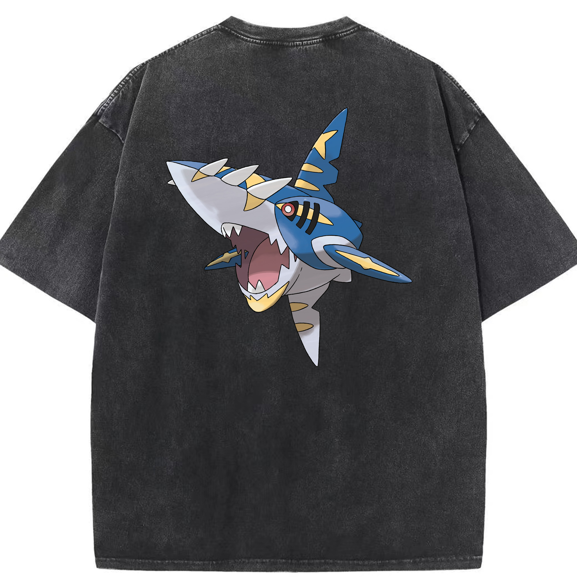 （画像用） ポケットモンスター Pokémon 綿100% ヴィンテージ風 半袖Tシャツ（背面プリント）