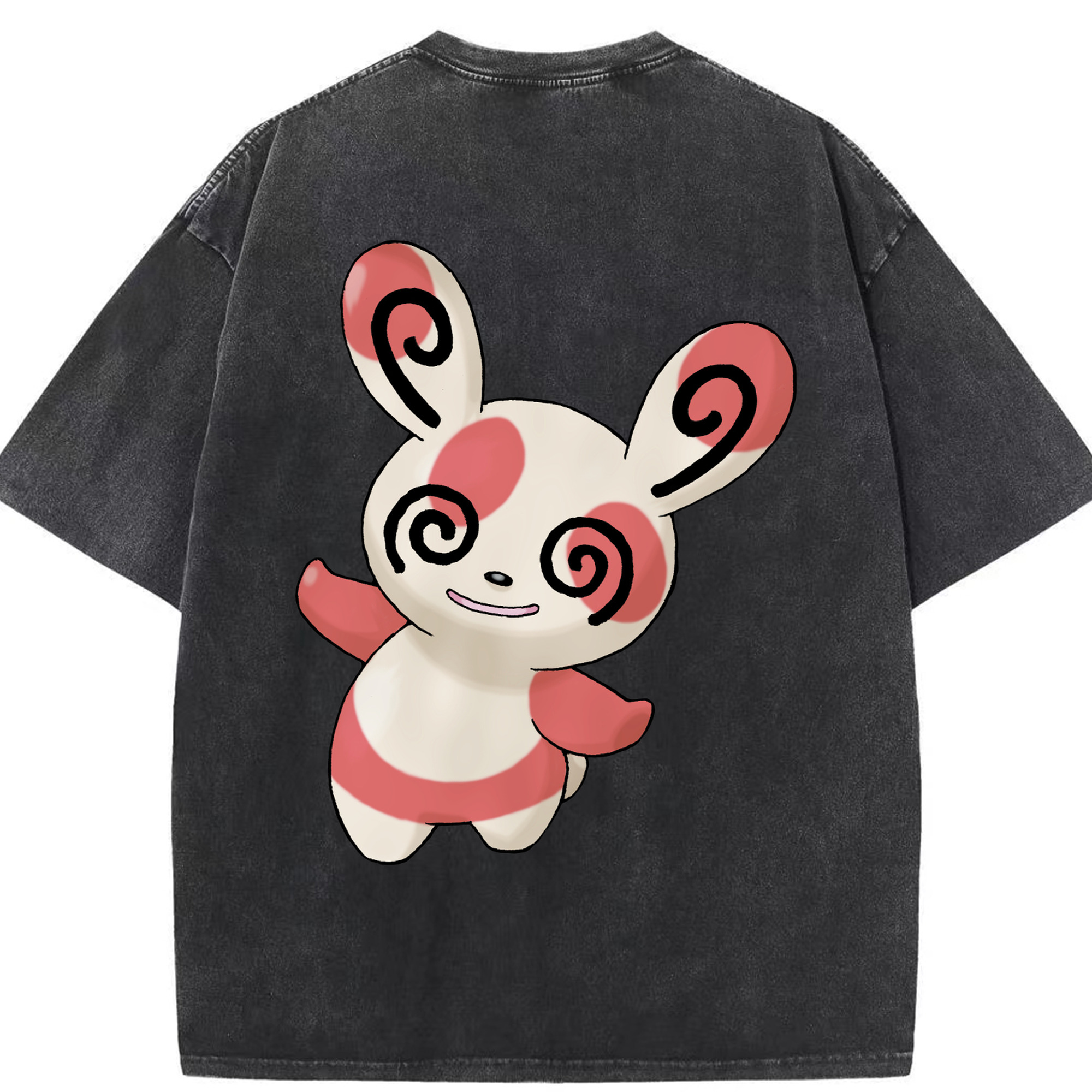 （画像用） ポケットモンスター Pokémon 綿100% ヴィンテージ風 半袖Tシャツ（背面プリント）