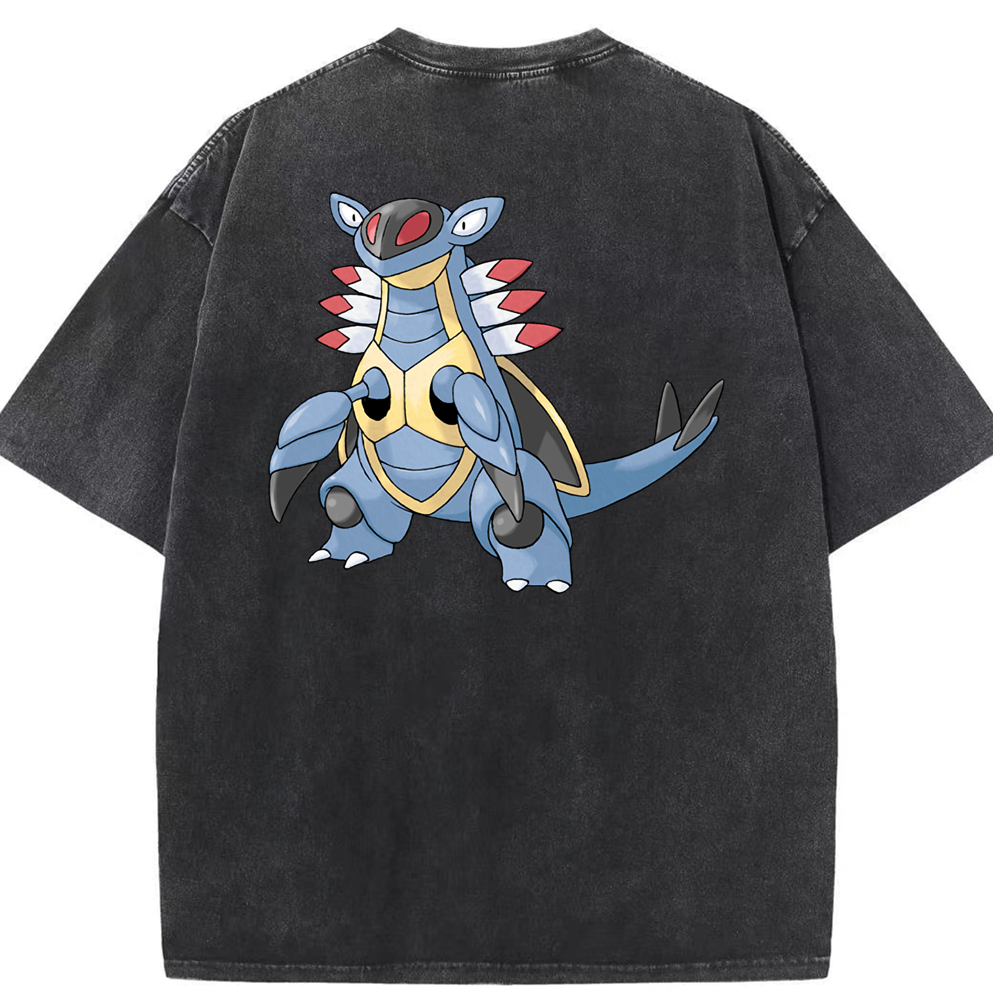 （画像用） ポケットモンスター Pokémon 綿100% ヴィンテージ風 半袖Tシャツ（背面プリント）