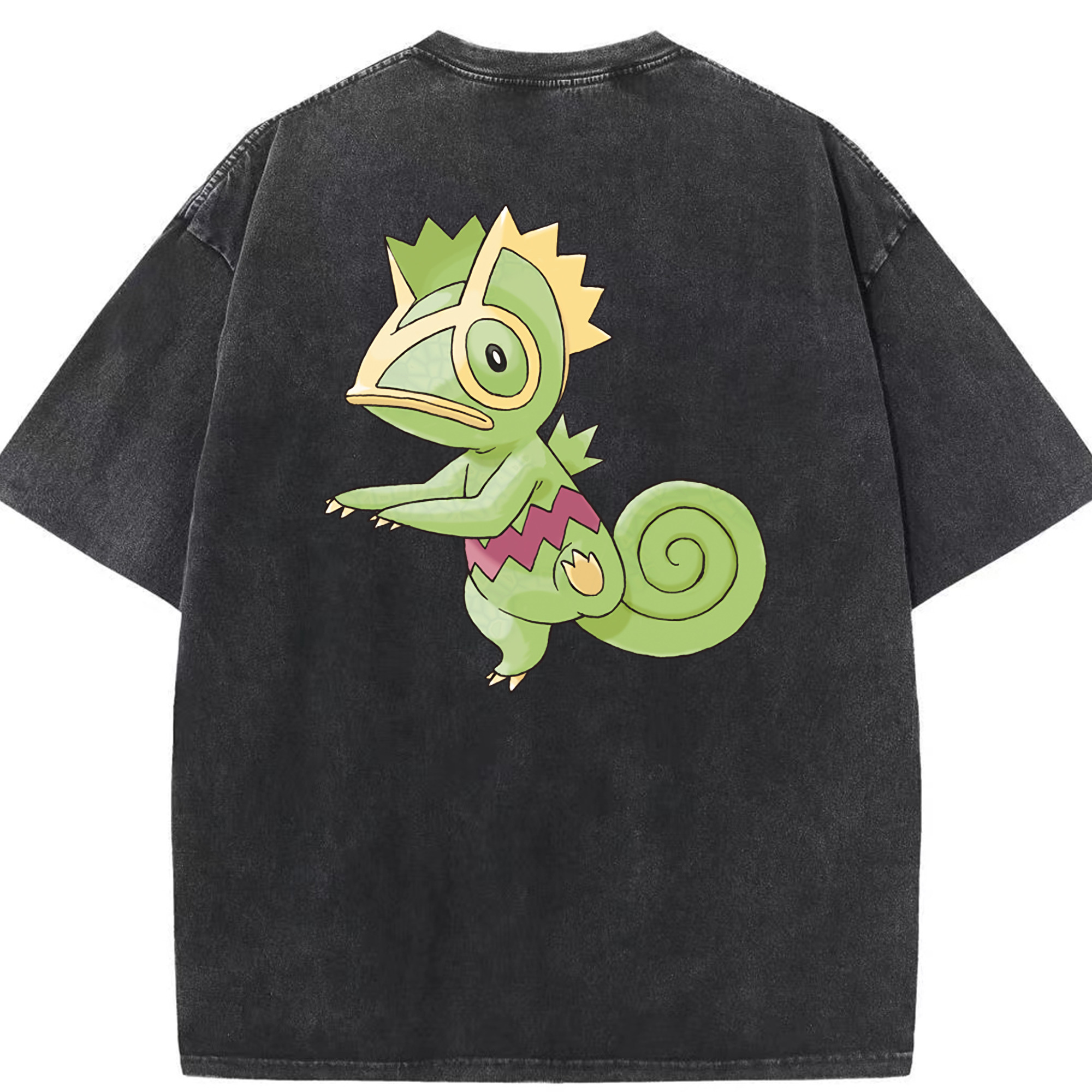 （画像用） ポケットモンスター Pokémon 綿100% ヴィンテージ風 半袖Tシャツ（背面プリント）