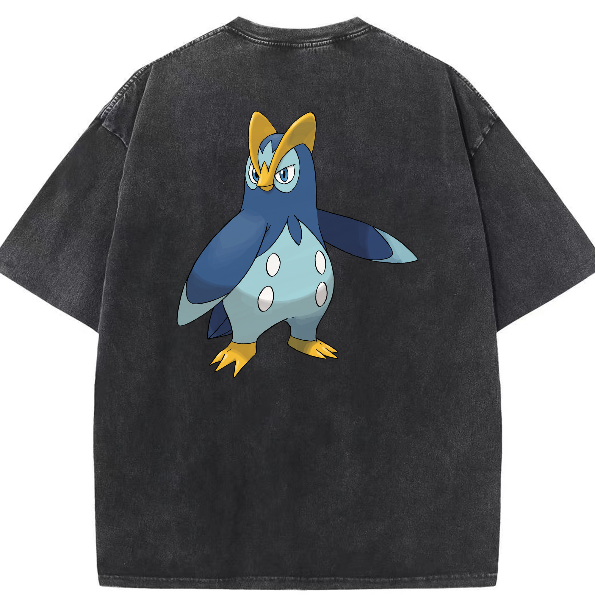 （画像用） ポケットモンスター Pokémon 綿100% ヴィンテージ風 半袖Tシャツ（背面プリント）