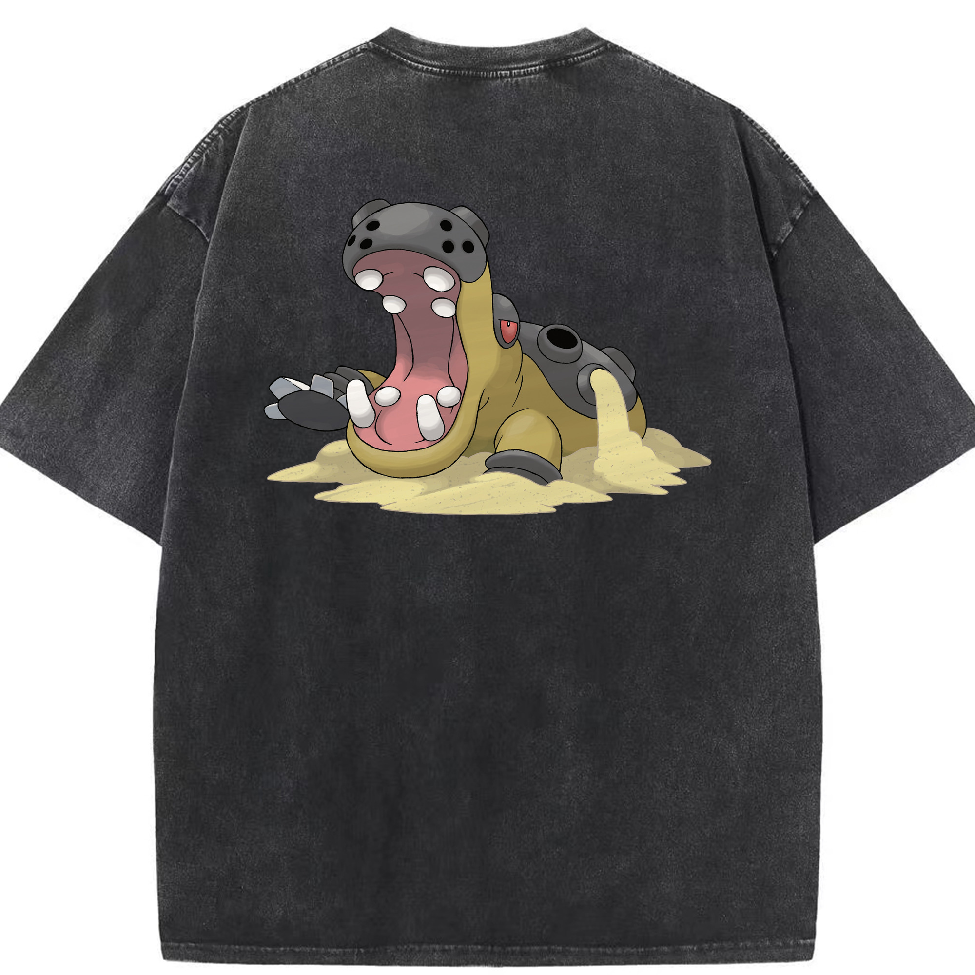 （画像用） ポケットモンスター Pokémon 綿100% ヴィンテージ風 半袖Tシャツ（背面プリント）