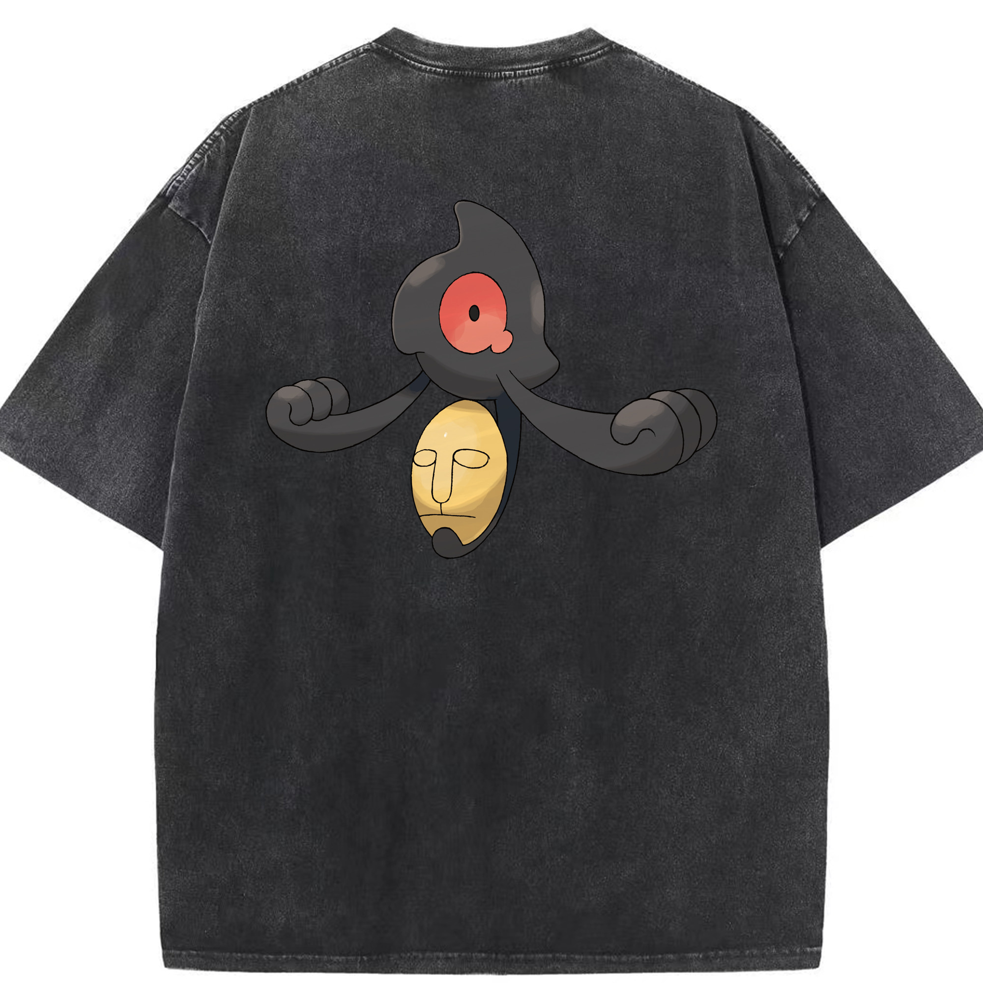 （画像用） ポケットモンスター Pokémon 綿100% ヴィンテージ風 半袖Tシャツ（背面プリント）