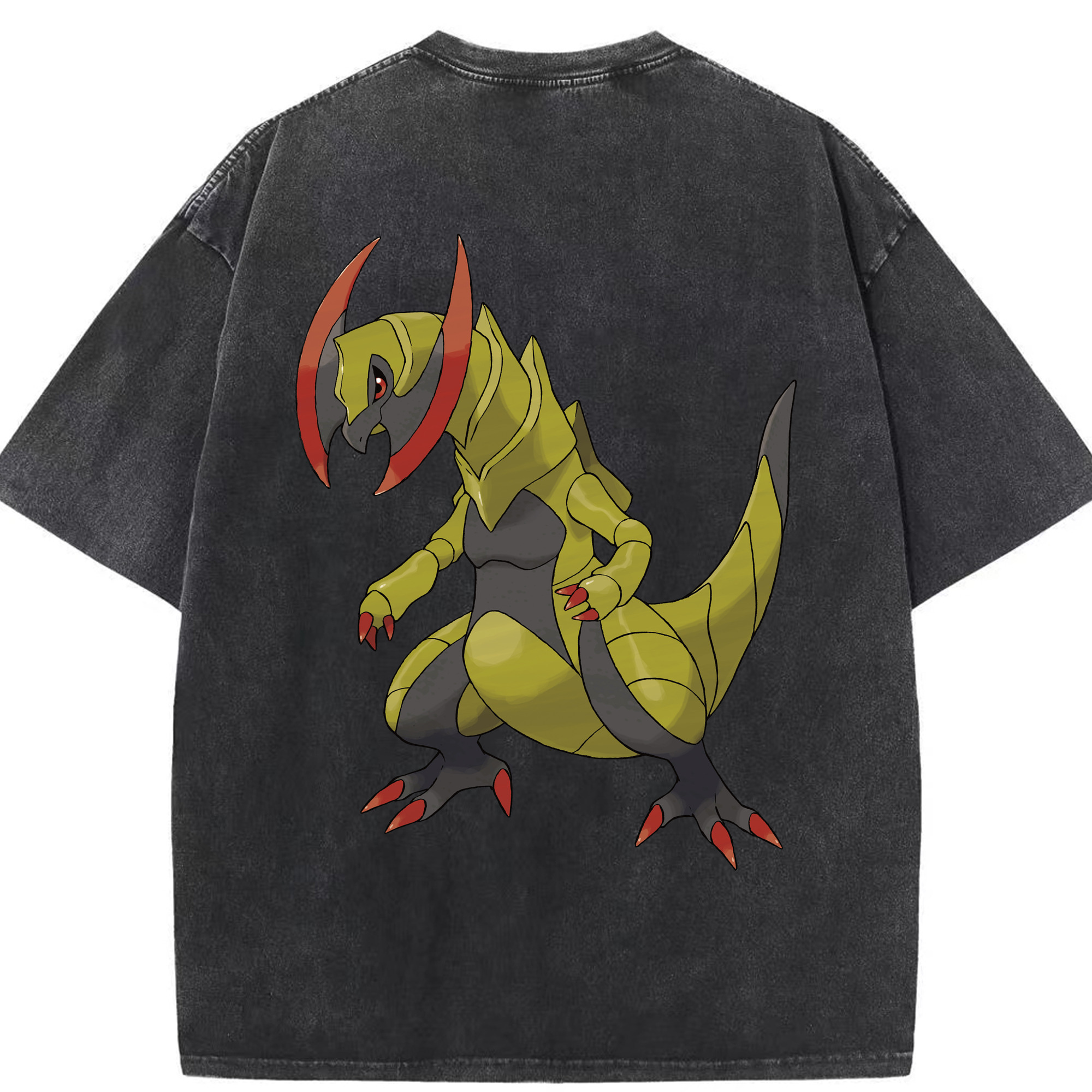 （画像用） ポケットモンスター Pokémon 綿100% ヴィンテージ風 半袖Tシャツ（背面プリント）