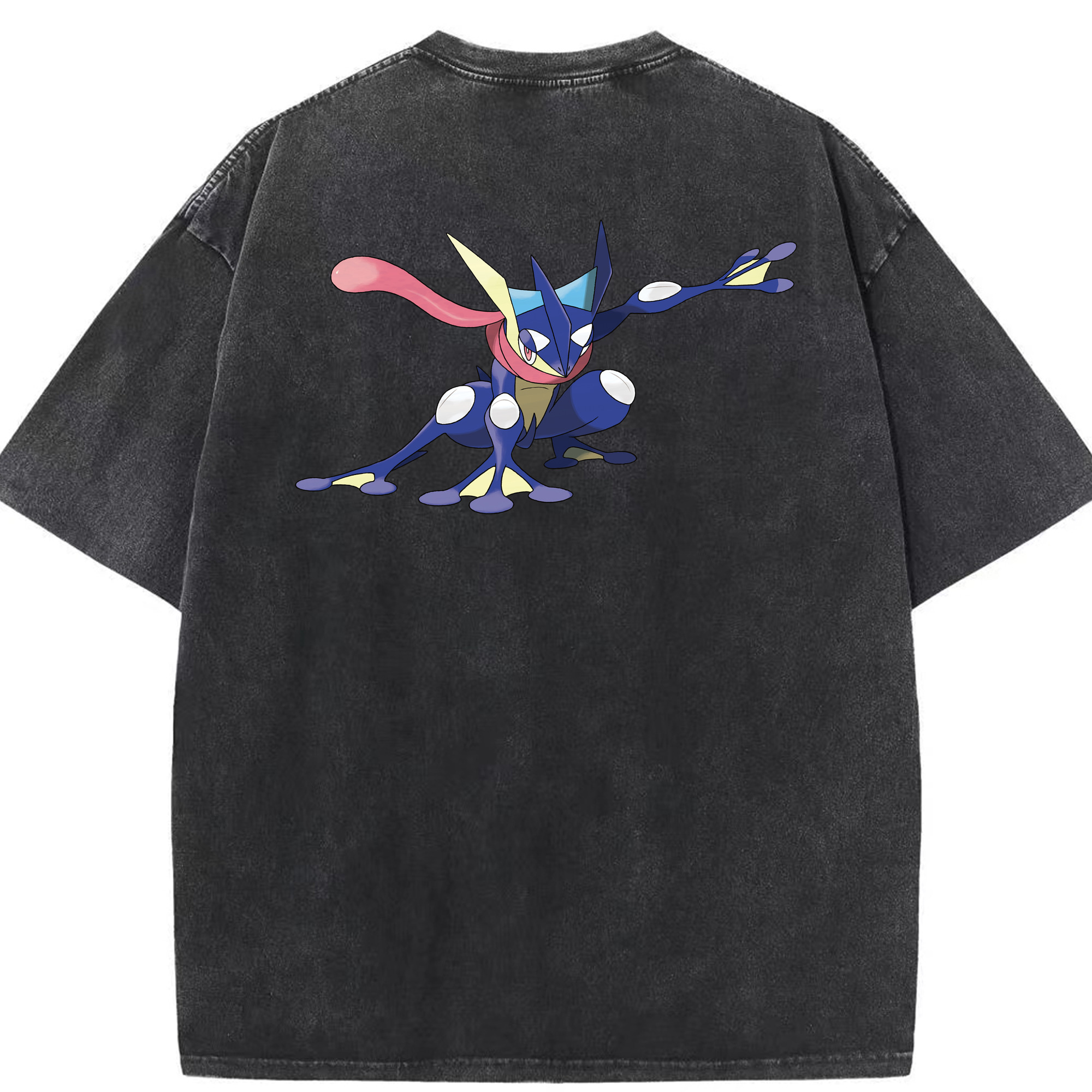 （画像用） ポケットモンスター Pokémon 綿100% ヴィンテージ風 半袖Tシャツ（背面プリント）