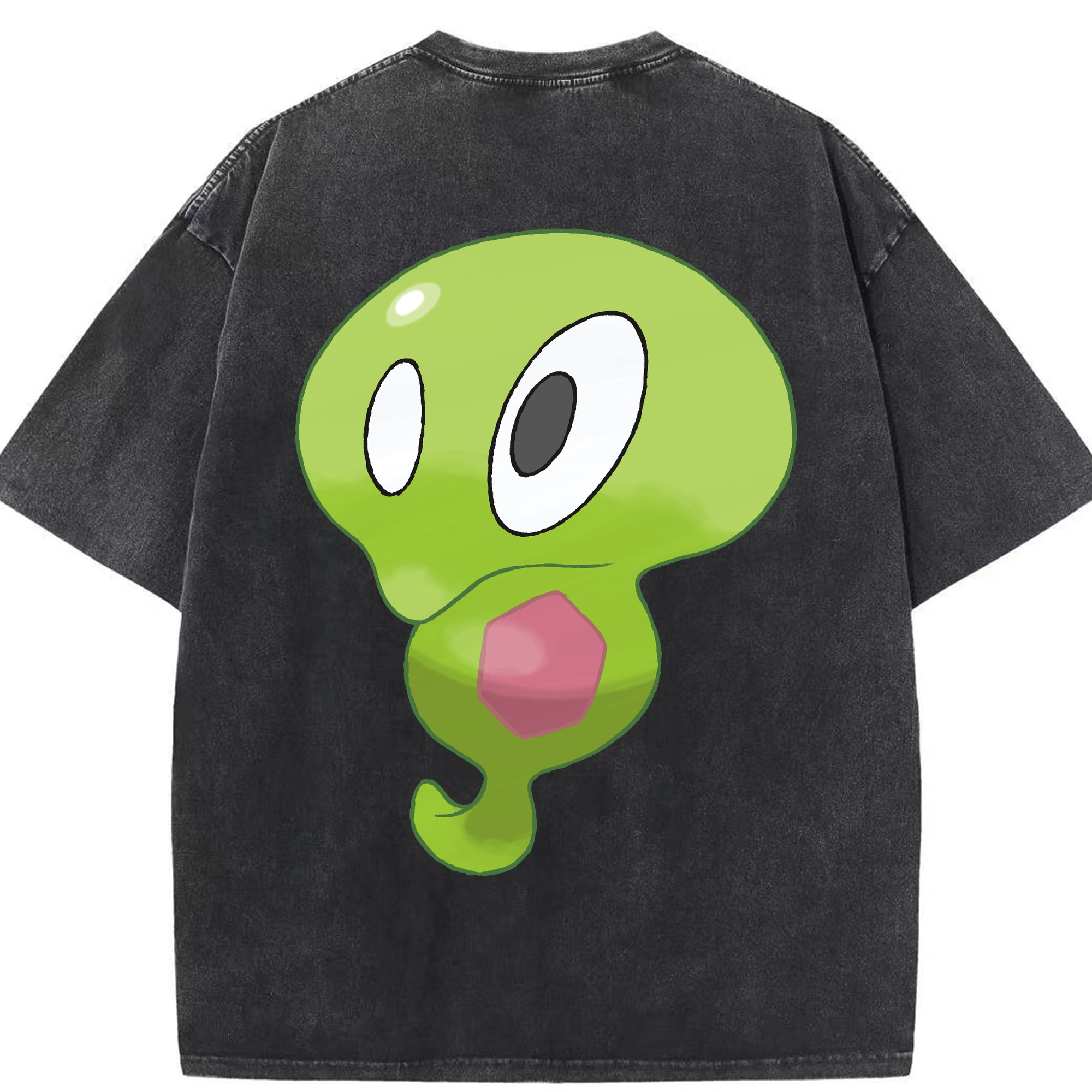 （画像用） ポケットモンスター Pokémon 綿100% ヴィンテージ風 半袖Tシャツ（背面プリント）