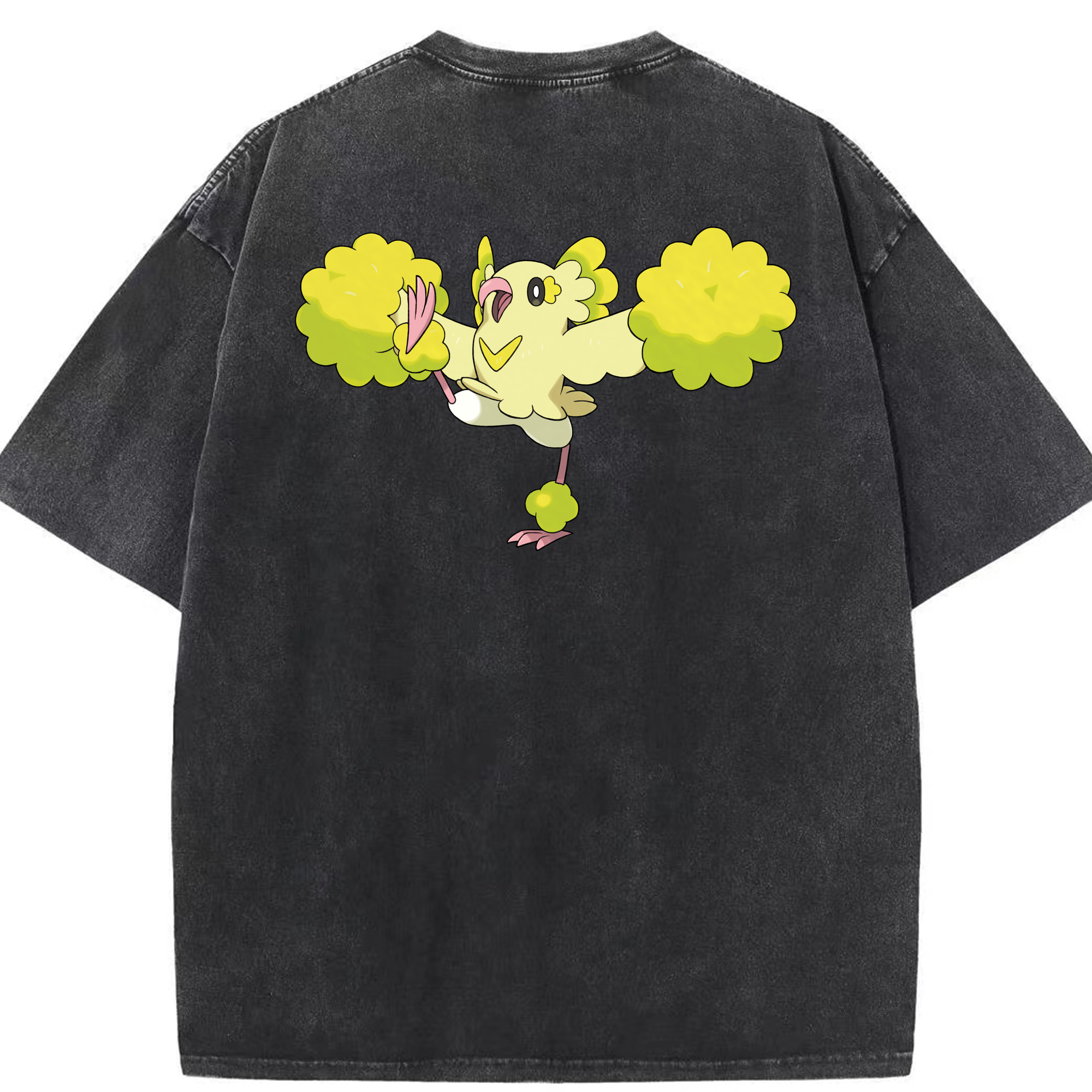 （画像用） ポケットモンスター Pokémon 綿100% ヴィンテージ風 半袖Tシャツ（背面プリント）