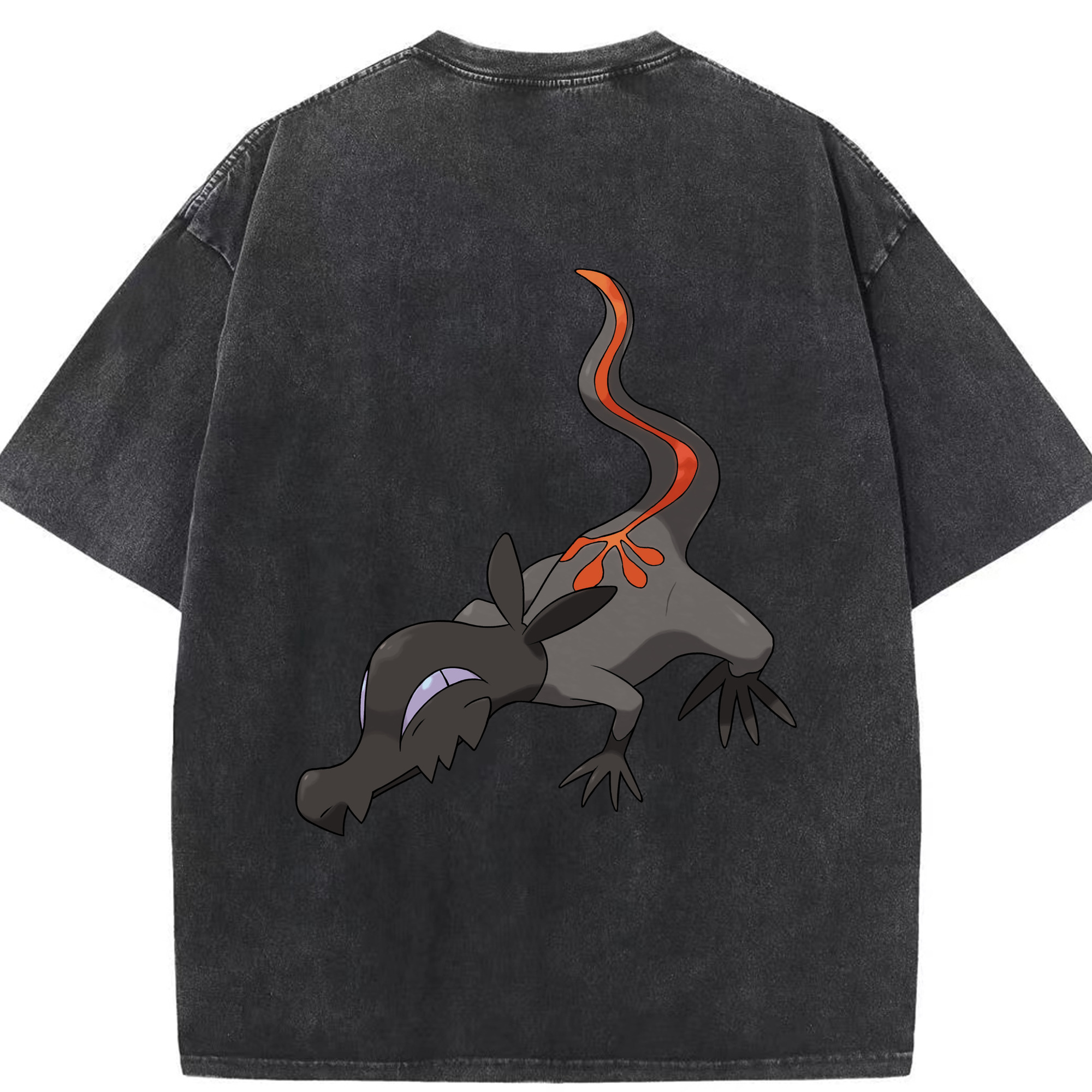 （画像用） ポケットモンスター Pokémon 綿100% ヴィンテージ風 半袖Tシャツ（背面プリント）