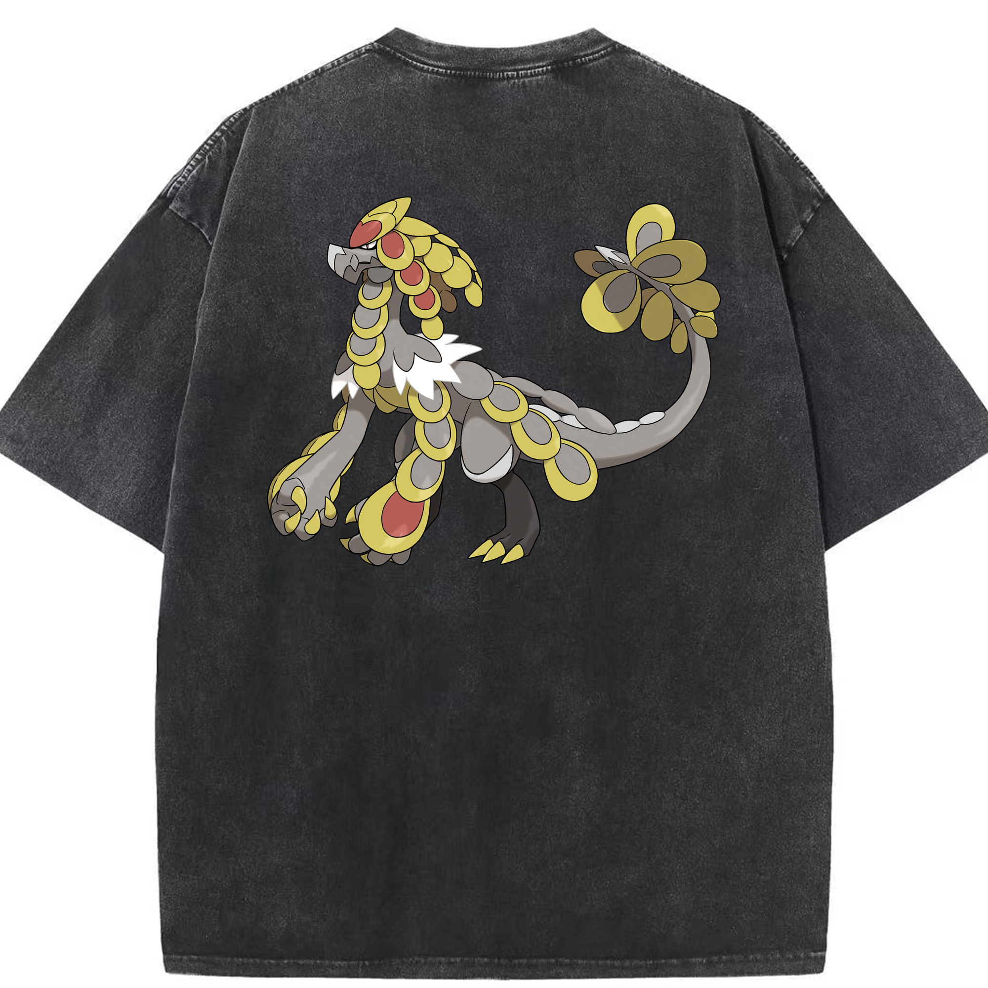 （画像用） ポケットモンスター Pokémon 綿100% ヴィンテージ風 半袖Tシャツ（背面プリント）