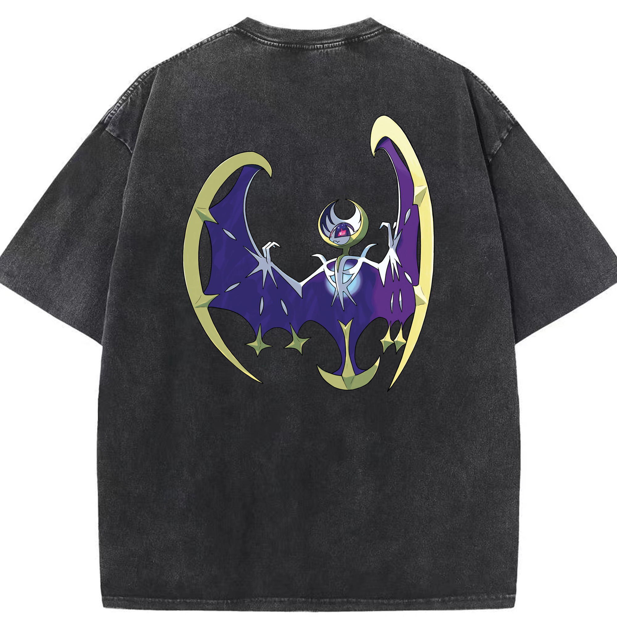 （画像用） ポケットモンスター Pokémon 綿100% ヴィンテージ風 半袖Tシャツ（背面プリント）