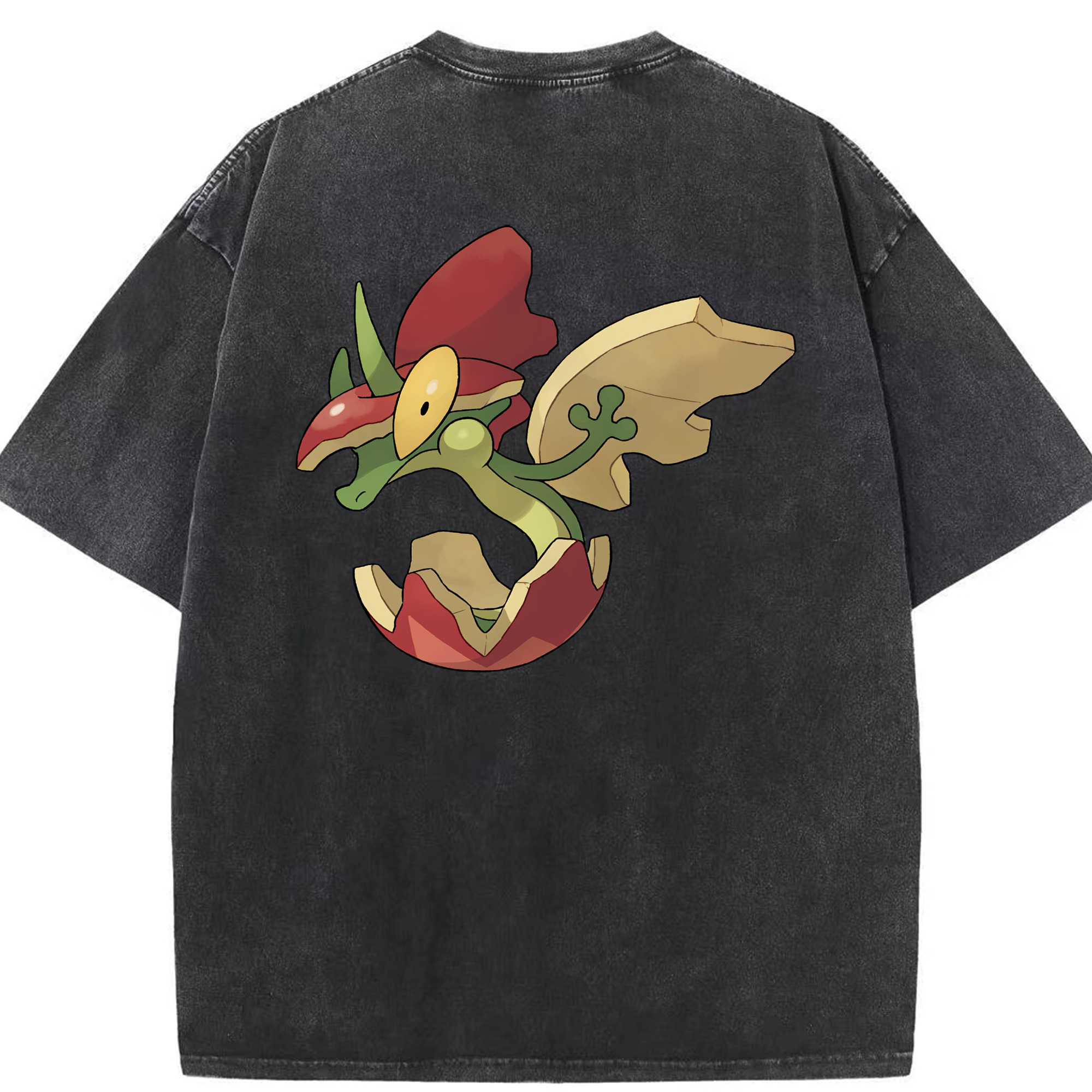 （画像用） ポケットモンスター Pokémon 綿100% ヴィンテージ風 半袖Tシャツ（背面プリント）