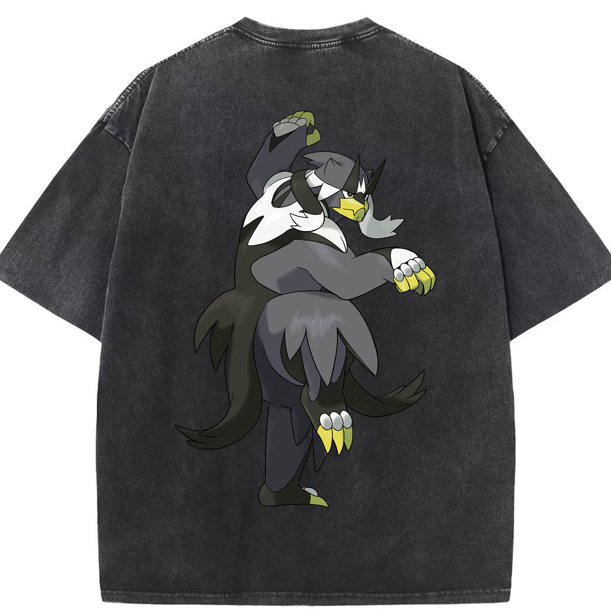 （画像用） ポケットモンスター Pokémon 綿100% ヴィンテージ風 半袖Tシャツ（背面プリント）