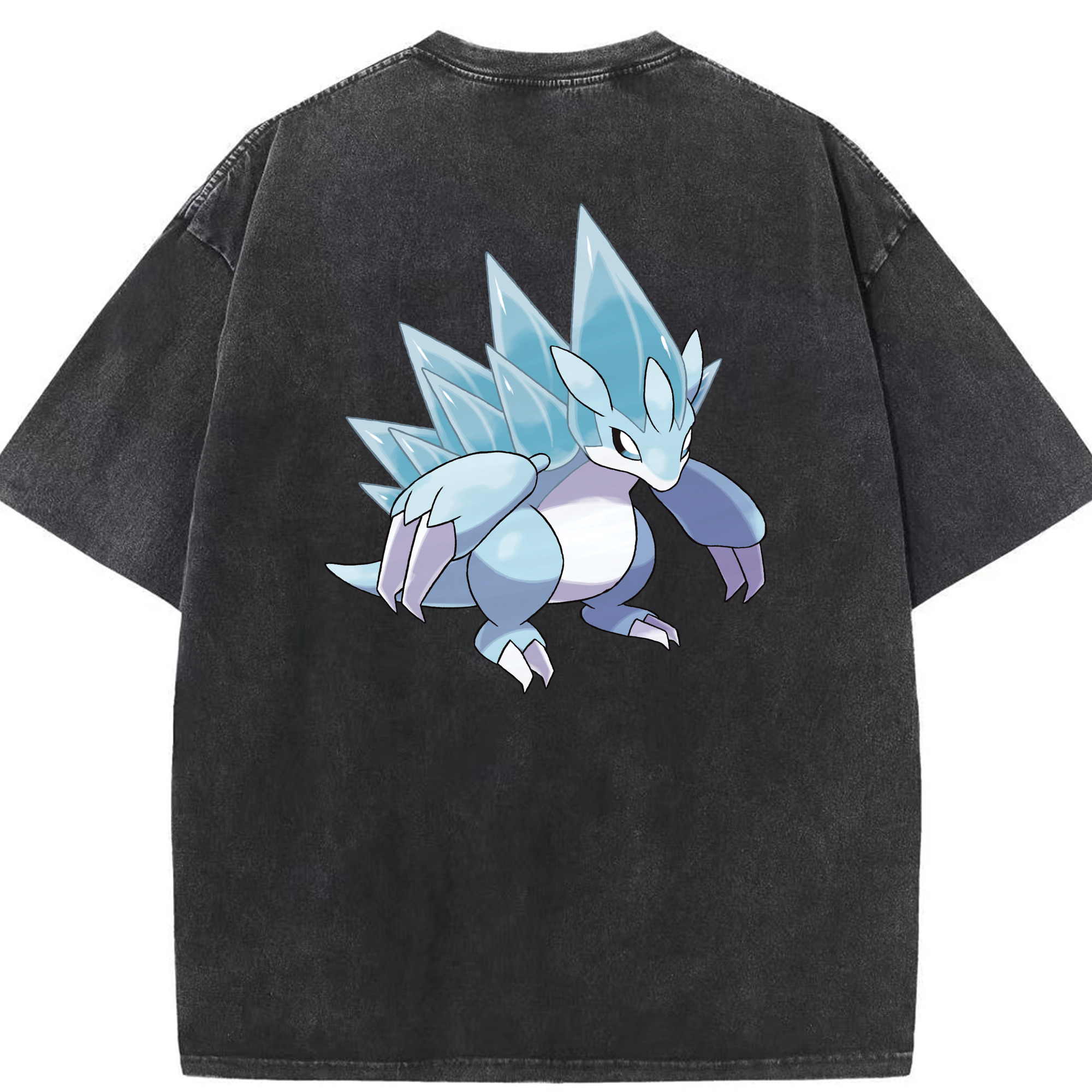 （画像用） ポケットモンスター Pokémon 綿100% ヴィンテージ風 半袖Tシャツ（背面プリント）