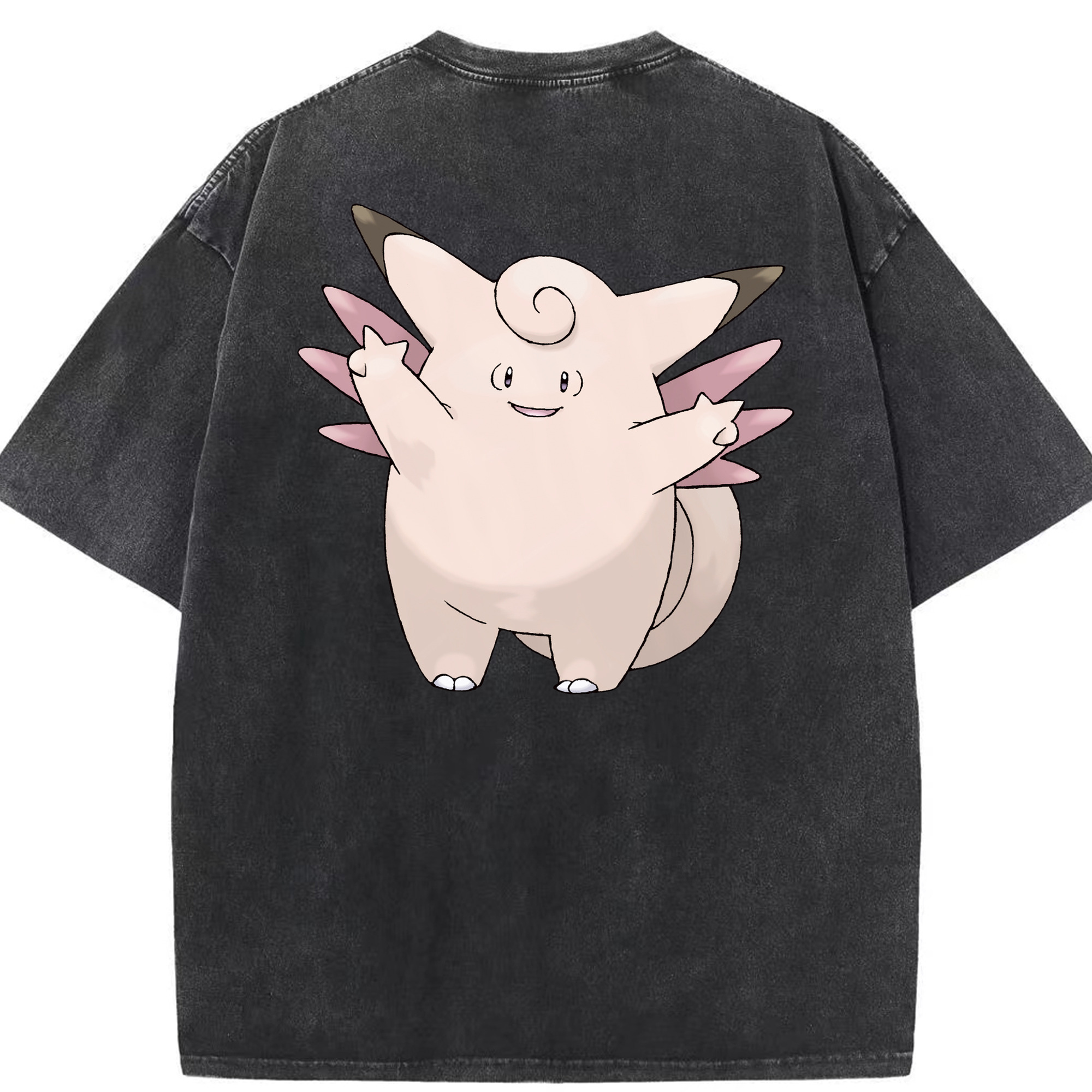（画像用） ポケットモンスター Pokémon 綿100% ヴィンテージ風 半袖Tシャツ（背面プリント）