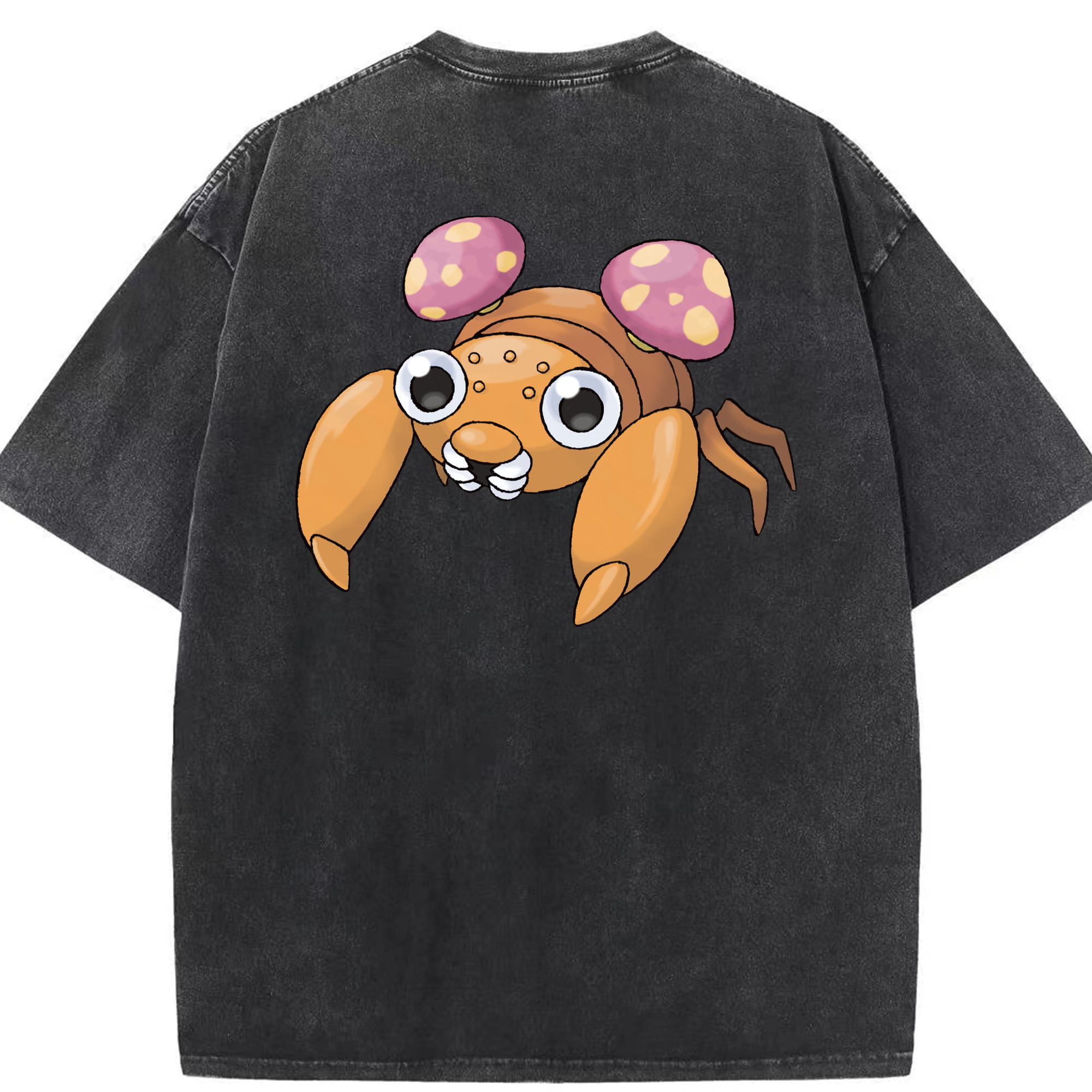 （画像用） ポケットモンスター Pokémon 綿100% ヴィンテージ風 半袖Tシャツ（背面プリント）
