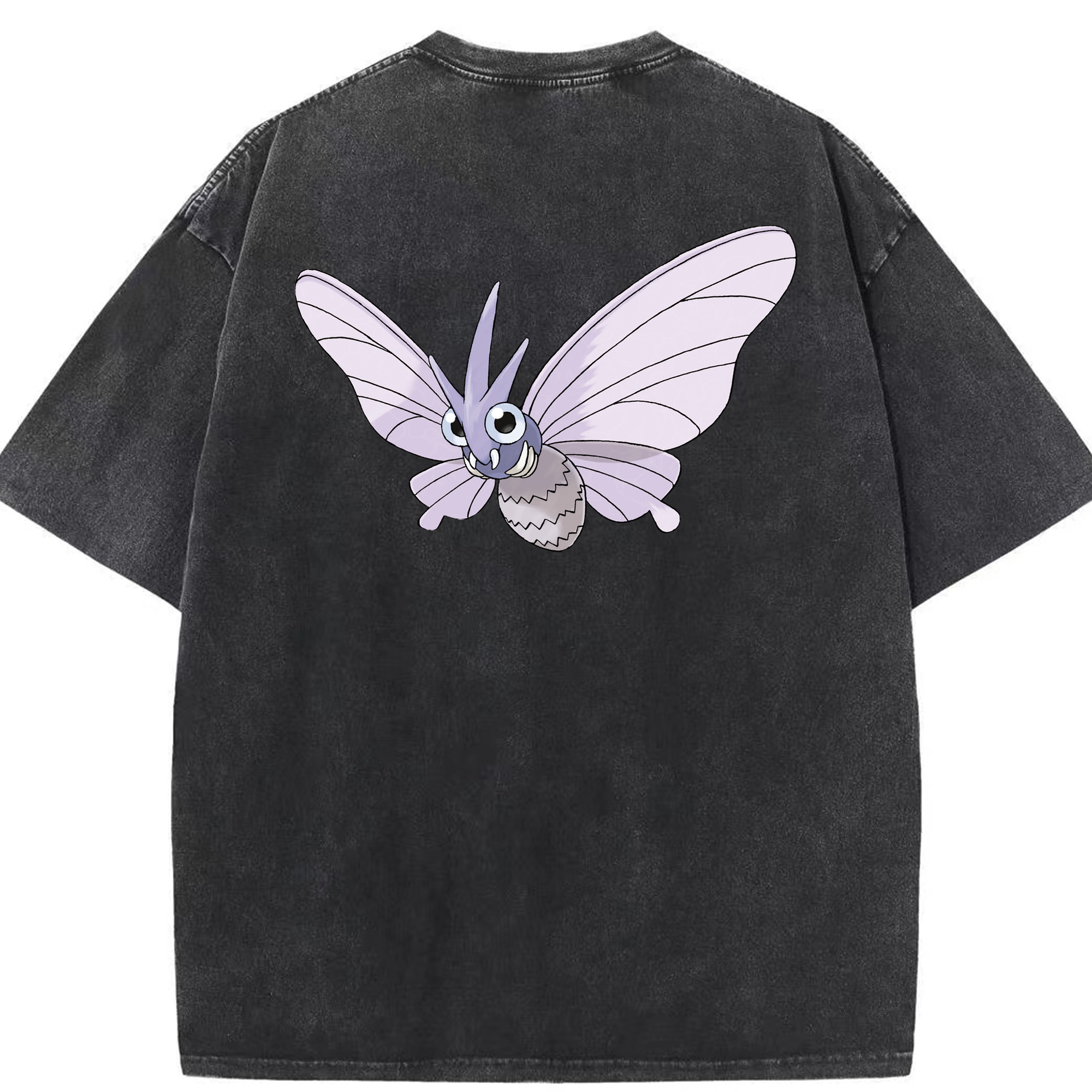 （画像用） ポケットモンスター Pokémon 綿100% ヴィンテージ風 半袖Tシャツ（背面プリント）
