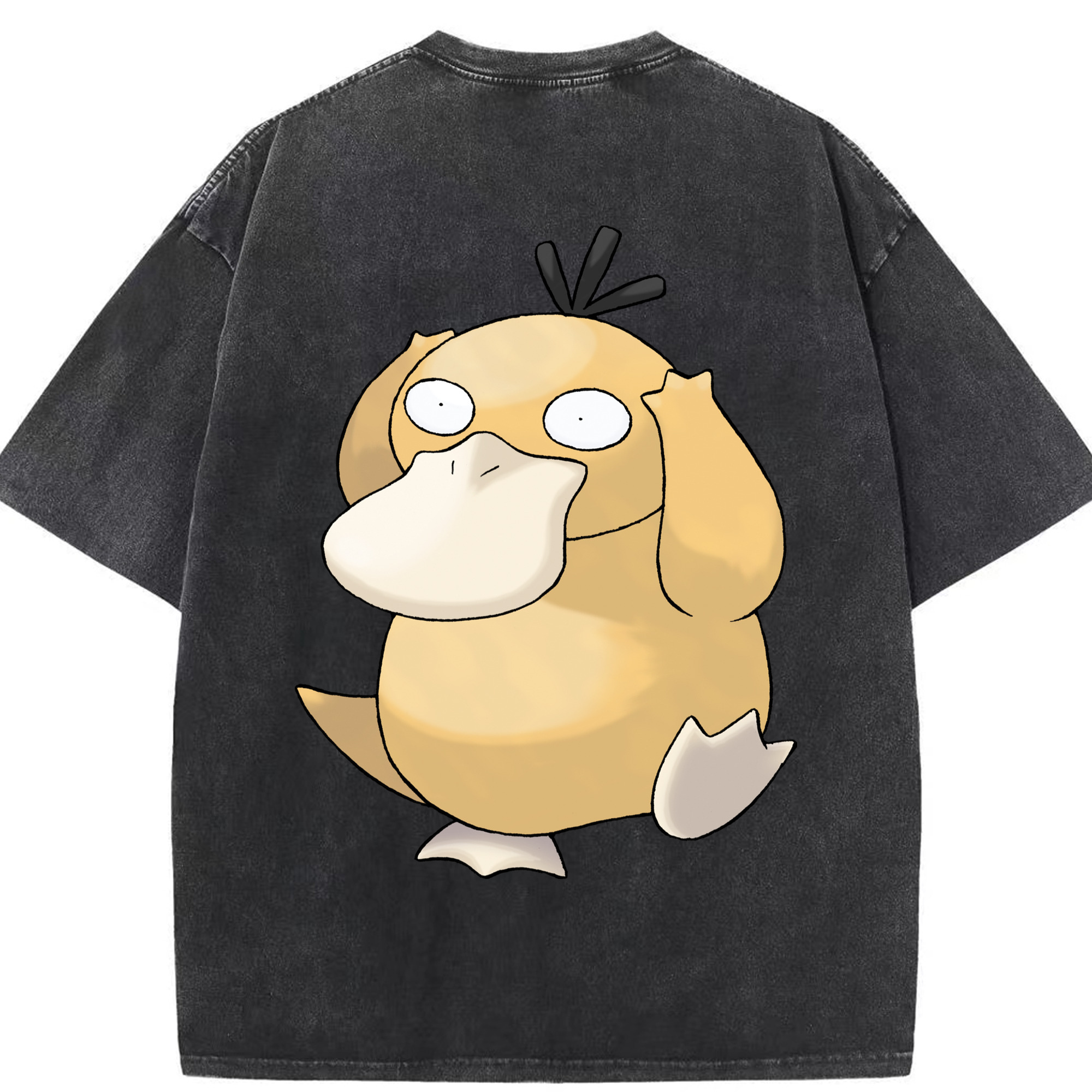（画像用） ポケットモンスター Pokémon 綿100% ヴィンテージ風 半袖Tシャツ（背面プリント）