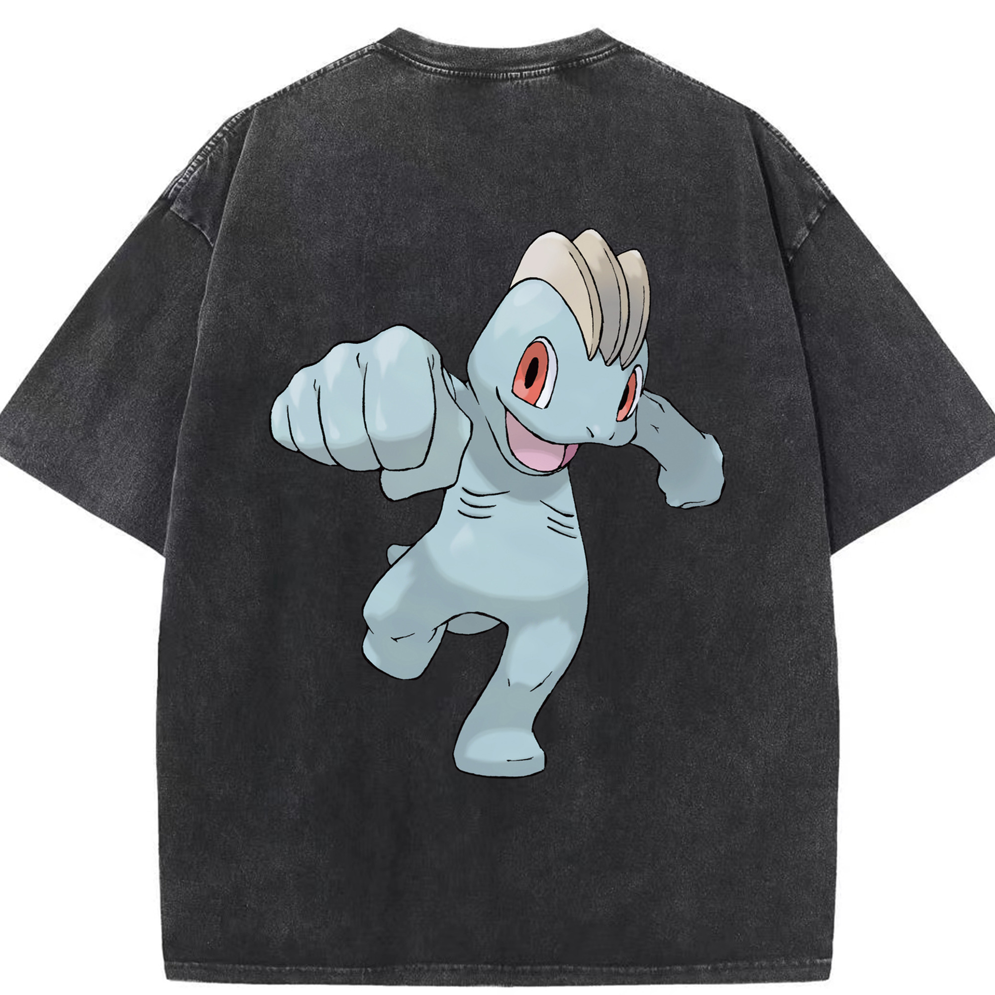 （画像用） ポケットモンスター Pokémon 綿100% ヴィンテージ風 半袖Tシャツ（背面プリント）