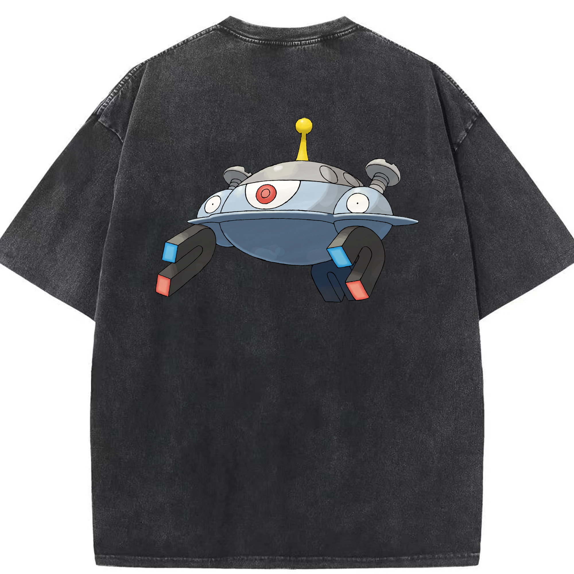 （画像用） ポケットモンスター Pokémon 綿100% ヴィンテージ風 半袖Tシャツ（背面プリント）