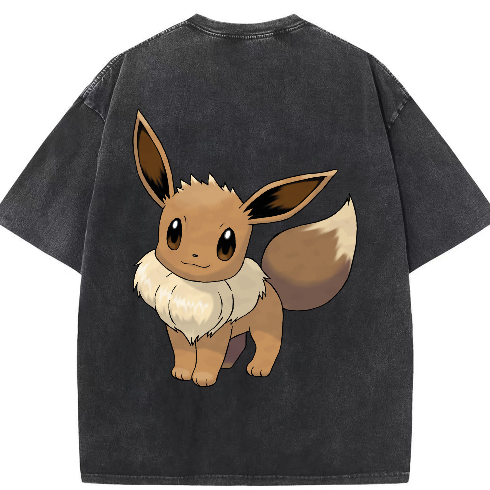（画像用） ポケットモンスター Pokémon 綿100% ヴィンテージ風 半袖Tシャツ（背面プリント）