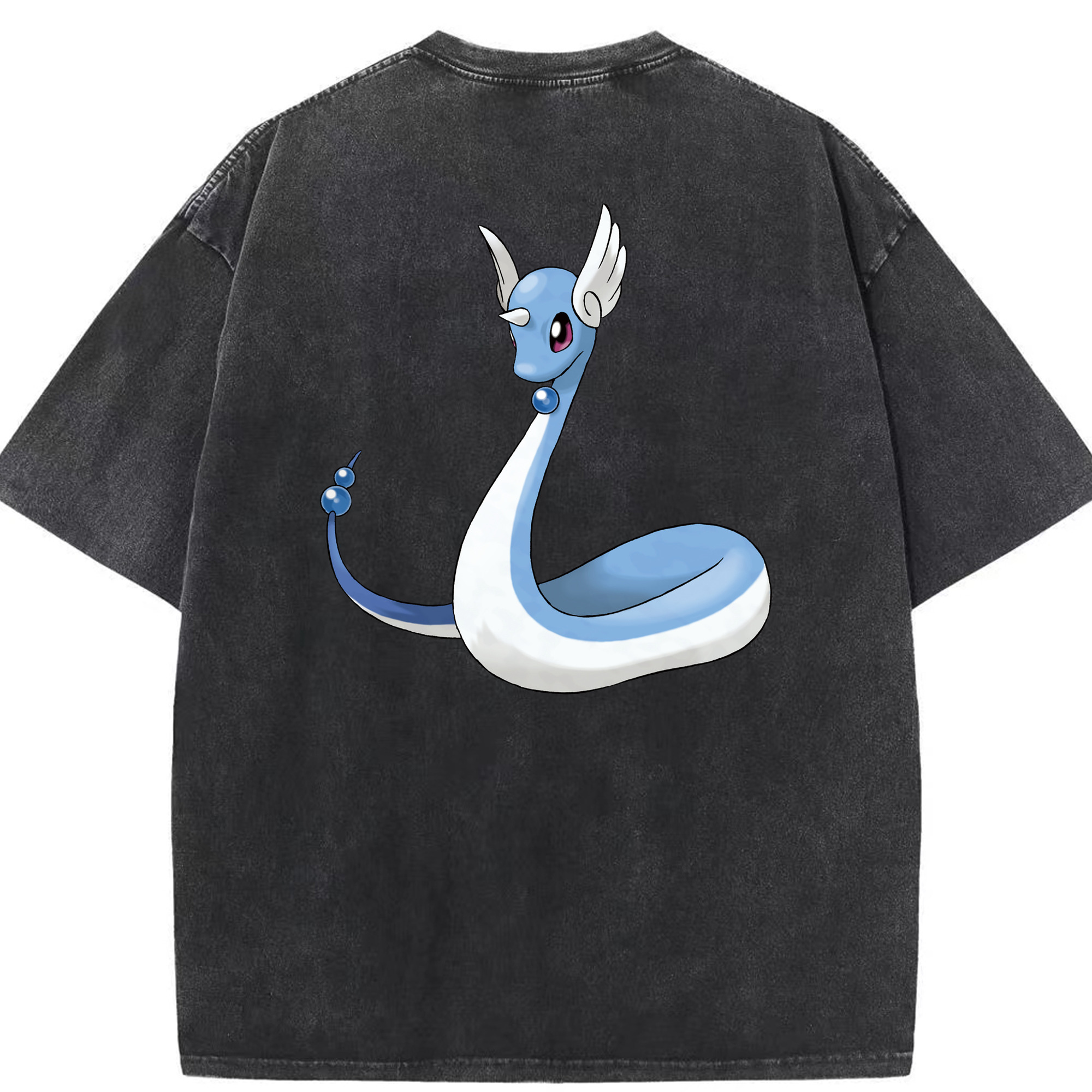 （画像用） ポケットモンスター Pokémon 綿100% ヴィンテージ風 半袖Tシャツ（背面プリント）